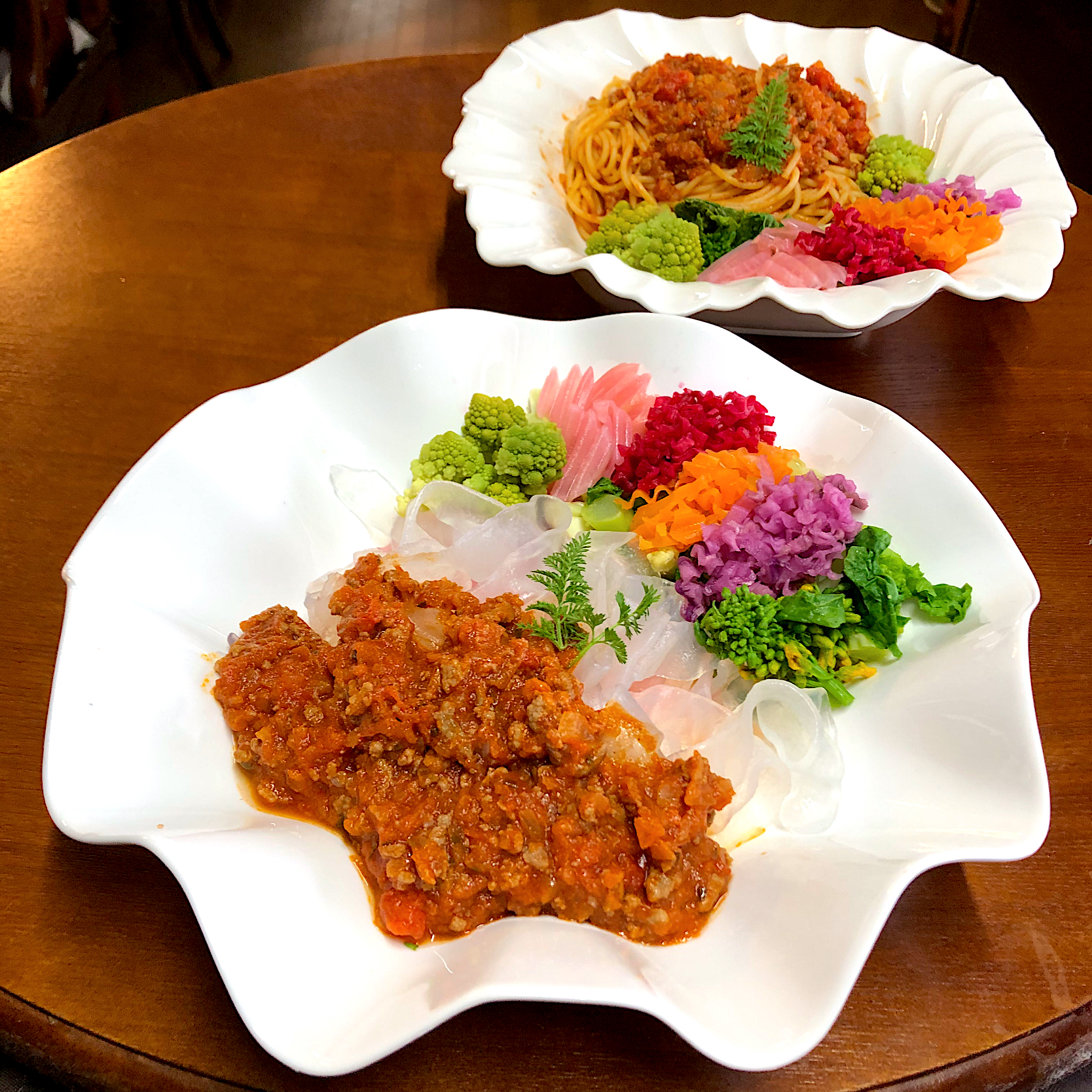 アラビアータパスタ🍝大拉皮🥗春野菜ランチ💐