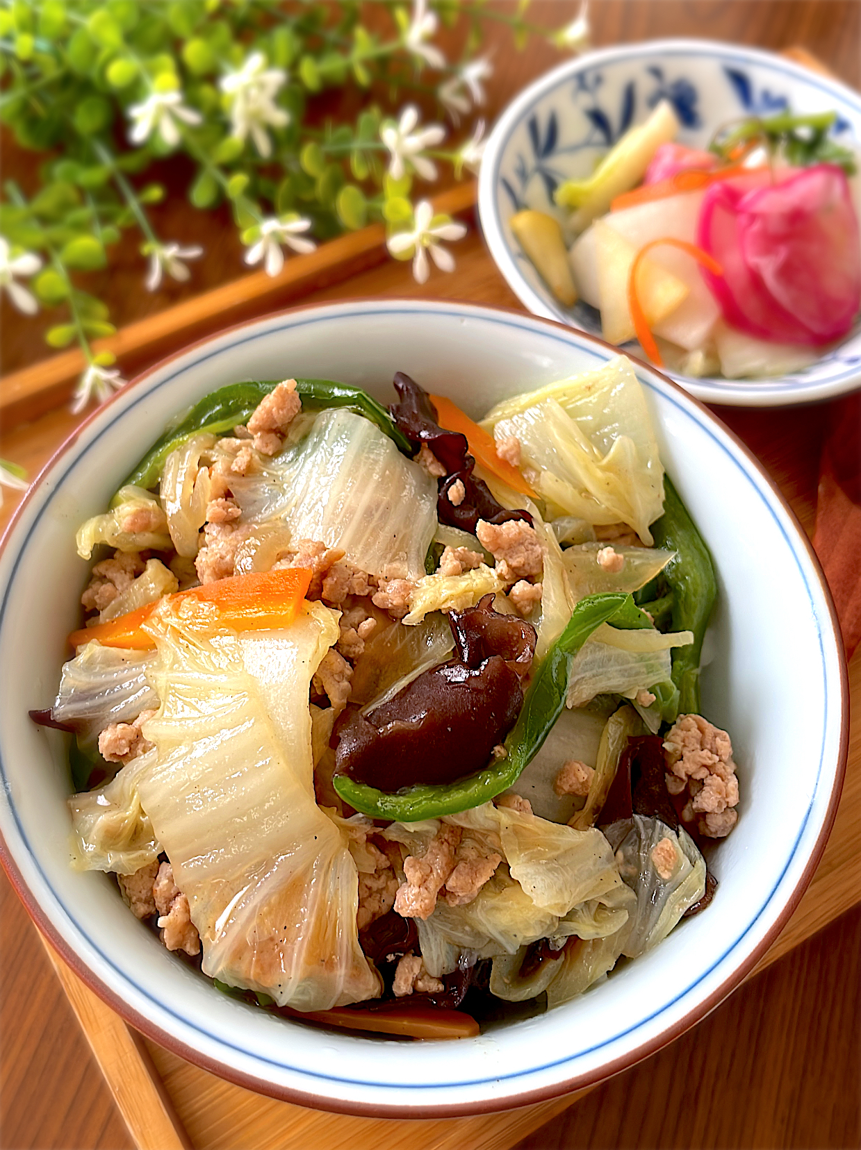 野菜たっぷり中華丼