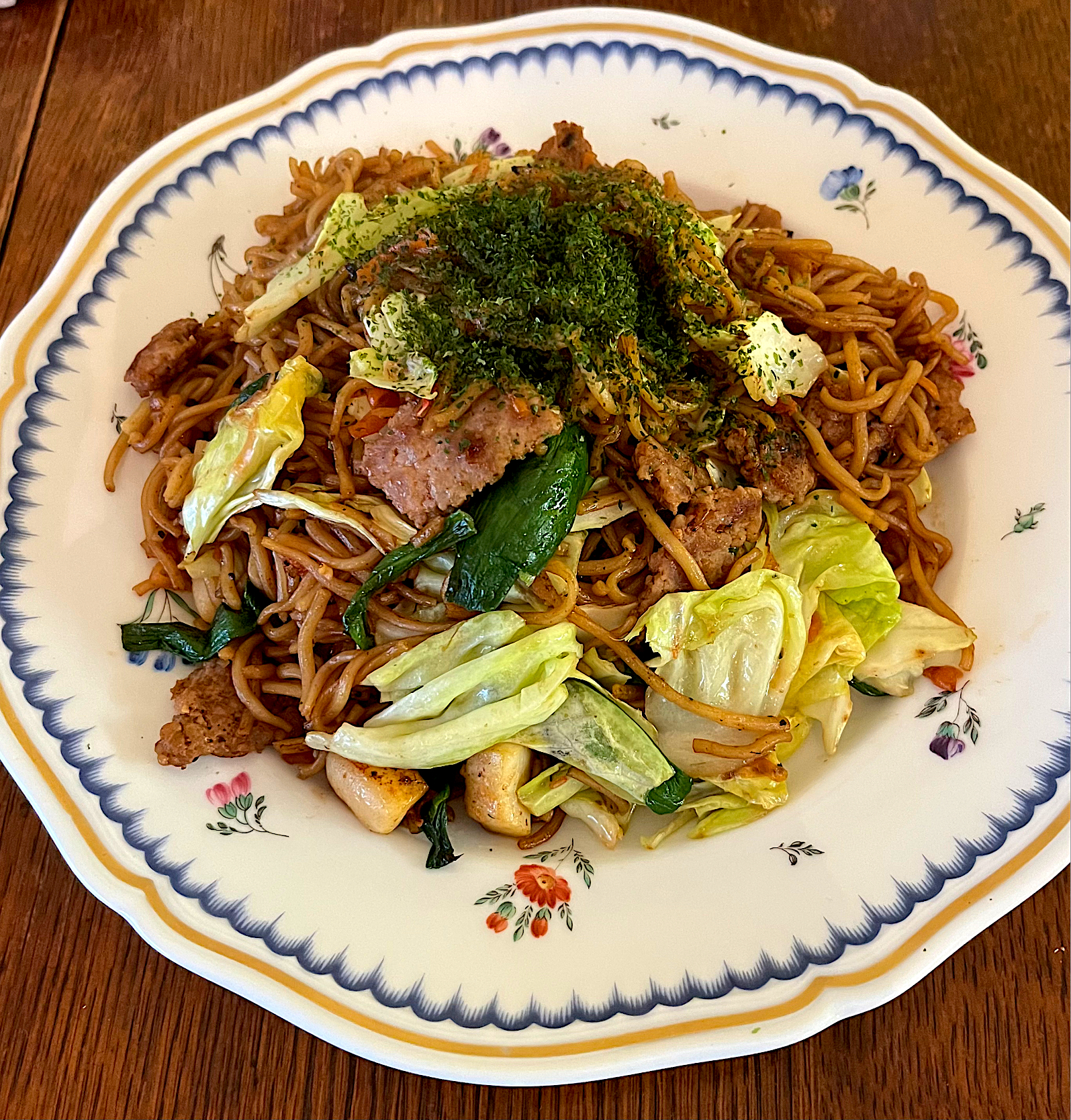 ブランチ♯焼きそば♯春キャベツ