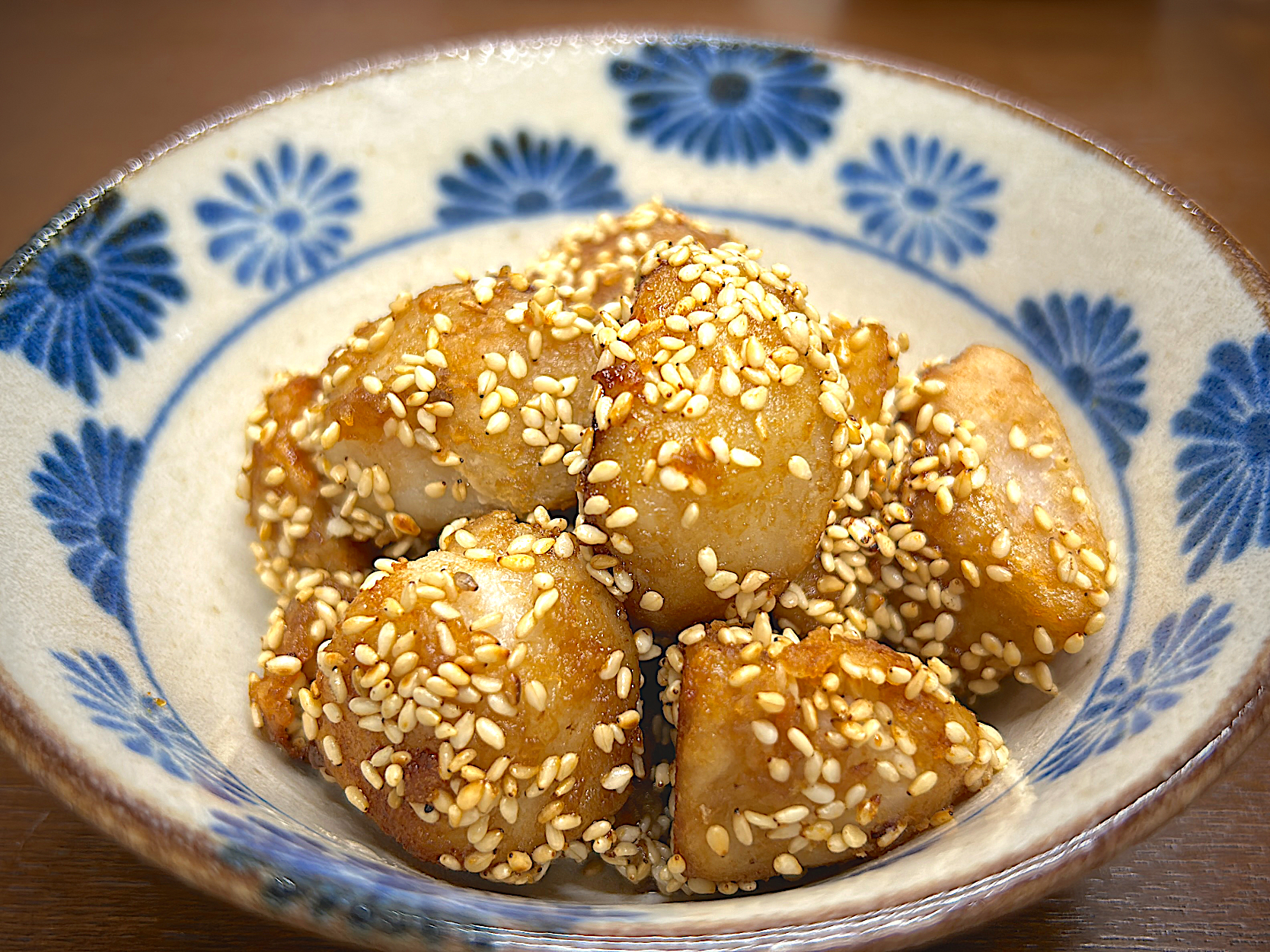 里芋の揚げ炒め煮