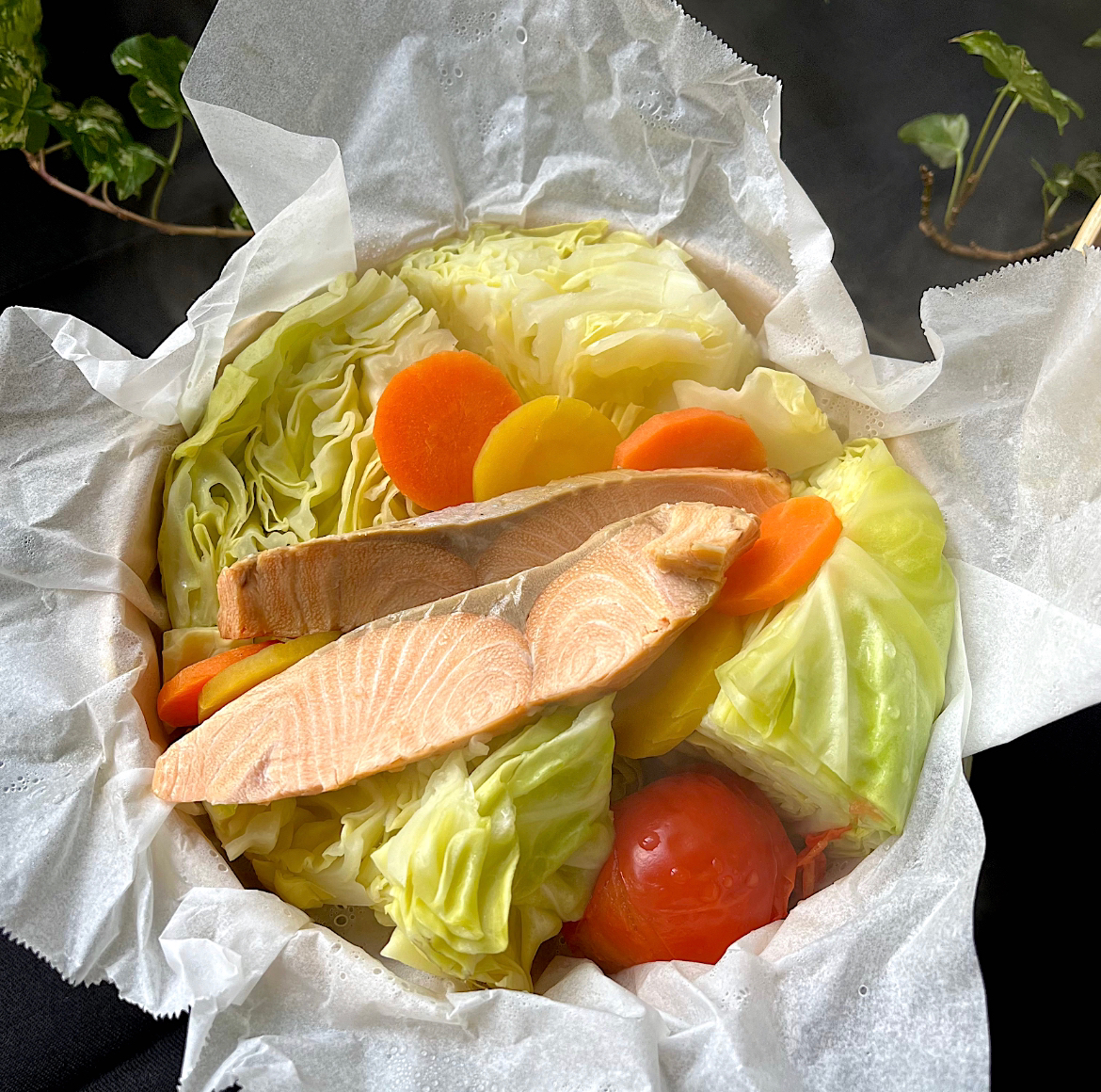 🐟冷蔵庫のお片付け蒸し物♨️