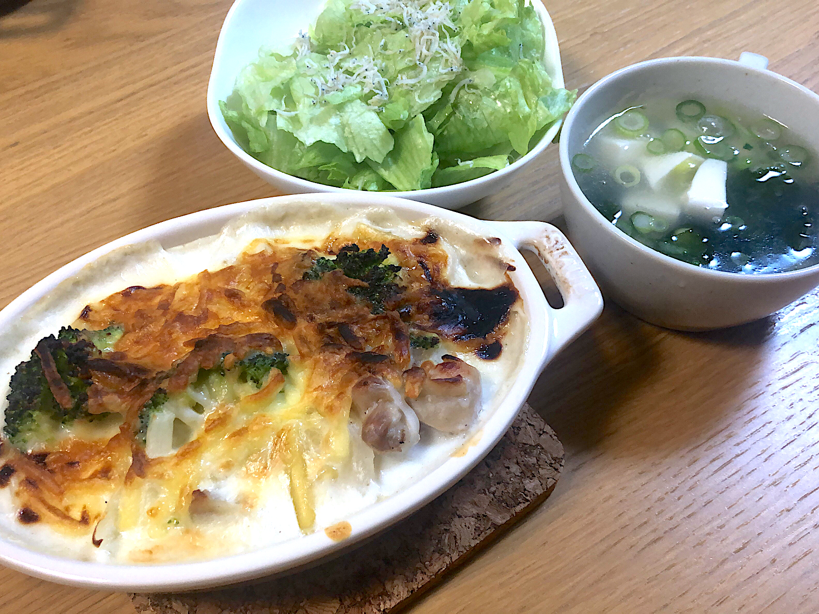 鶏肉とブロッコリーのグラタン🥦