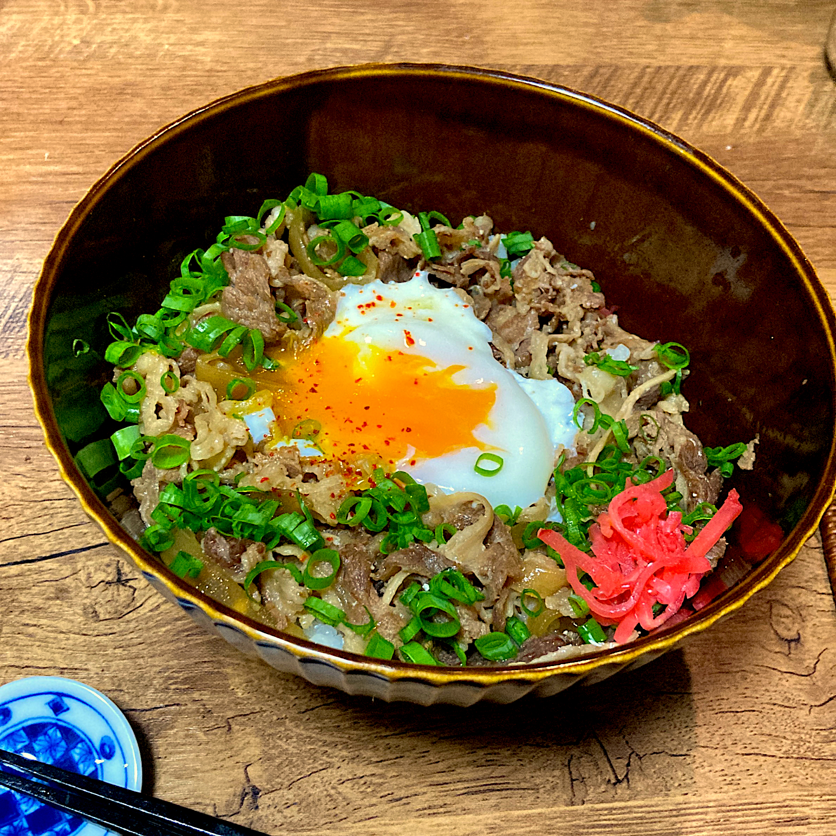 温玉牛丼❏白ワインとダシダ