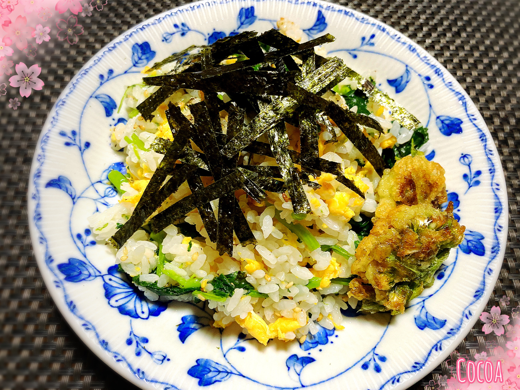 アッチさんの料理 菜の花ごはん