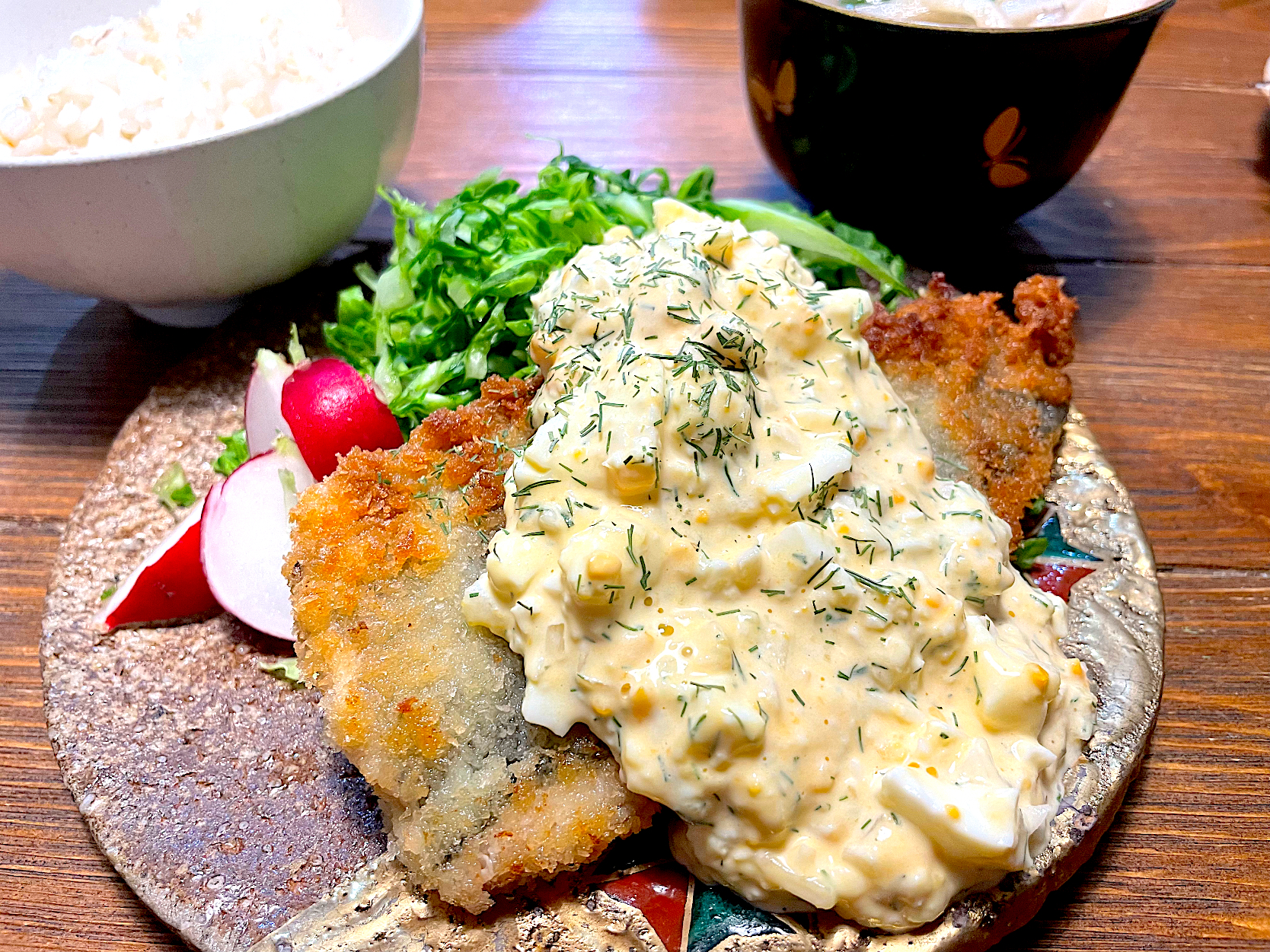 カリふわ鯵フライ定食