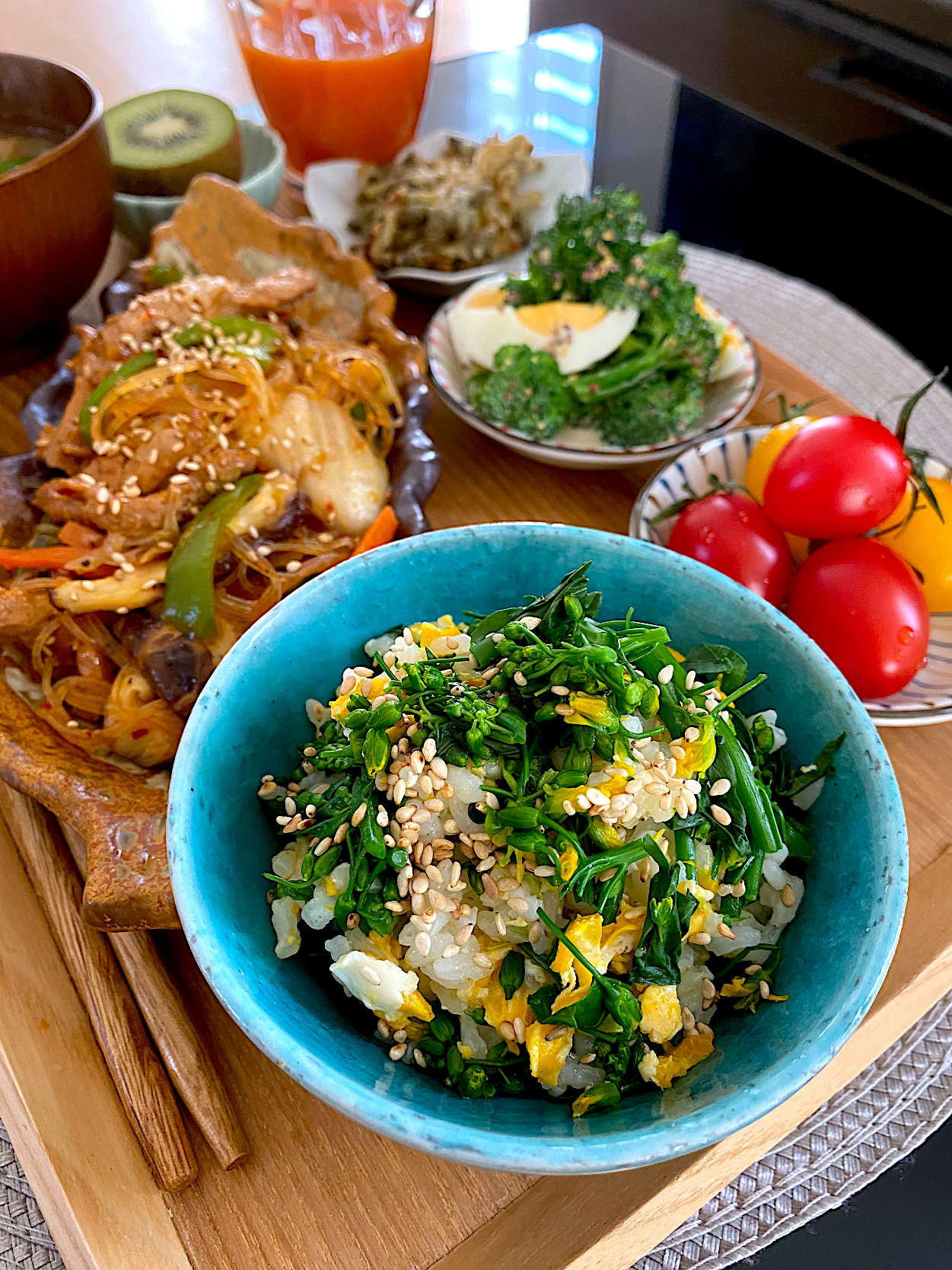 アッチさんの料理 菜の花ごはん