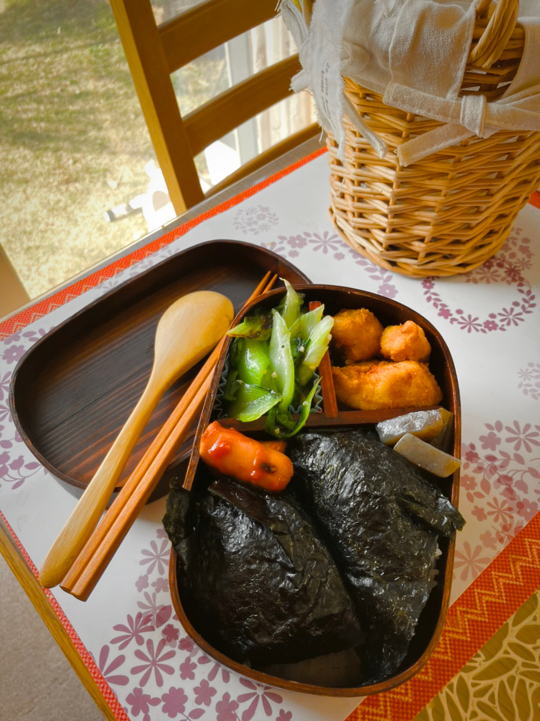 曲げわっぱお花見弁当