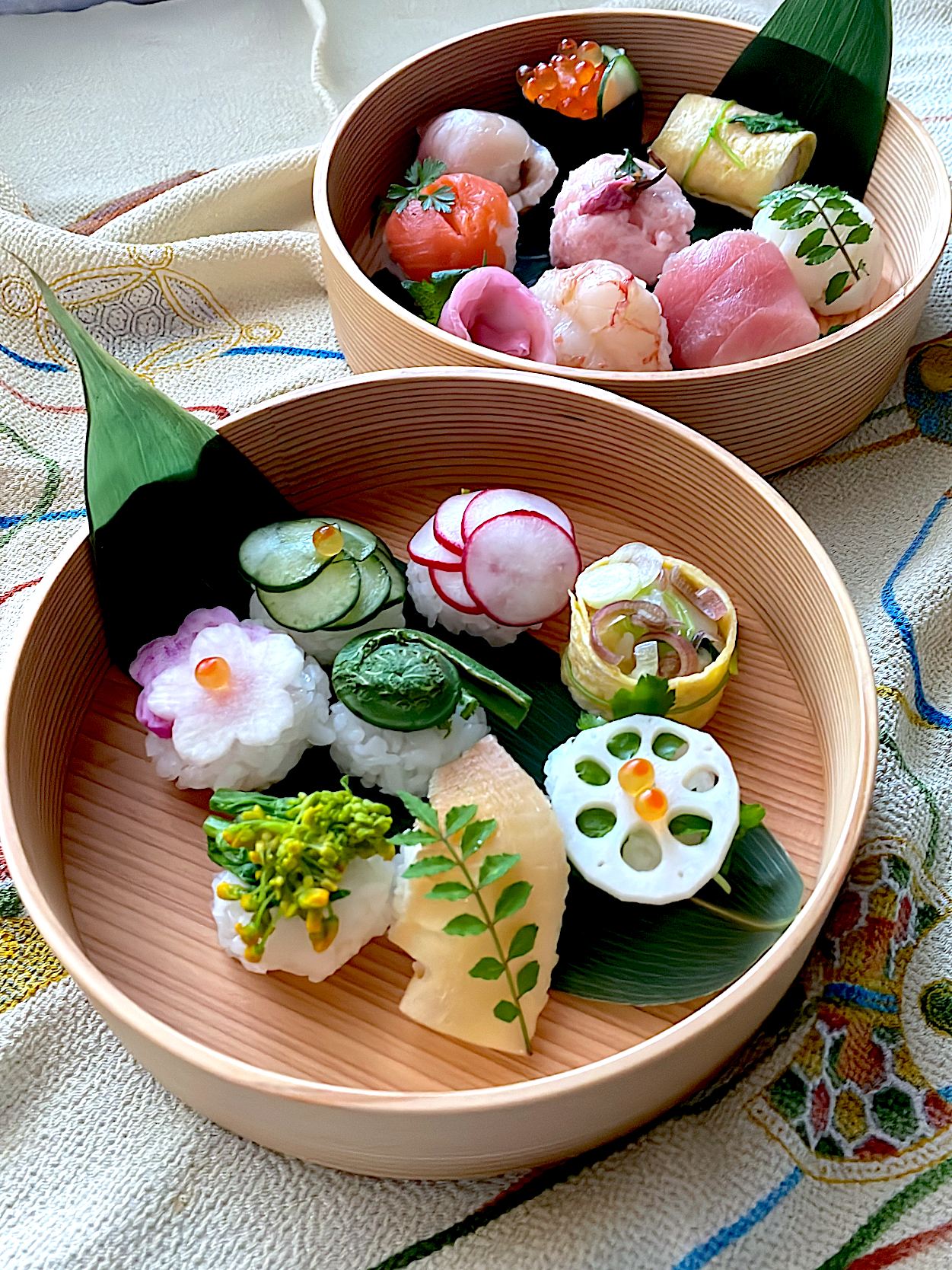 春の手毬寿司🌸 ~春野菜