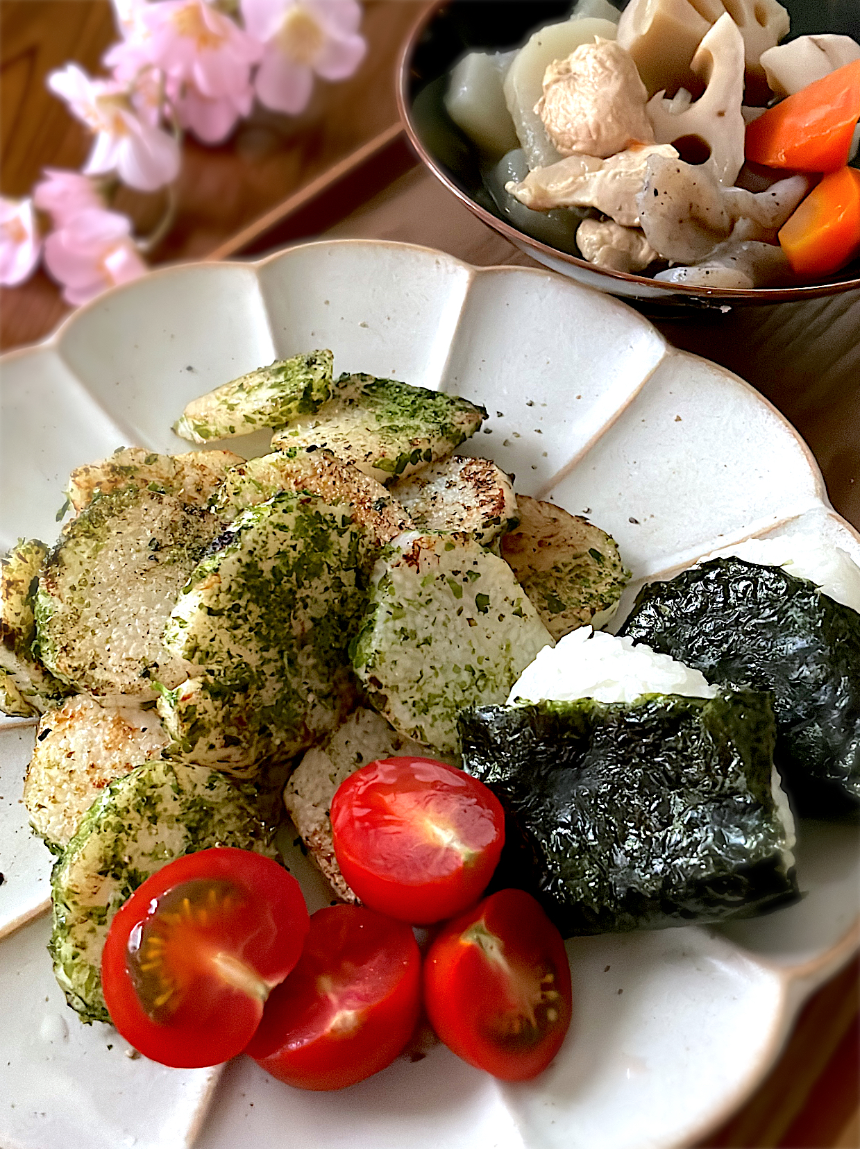 長芋のバター焼き