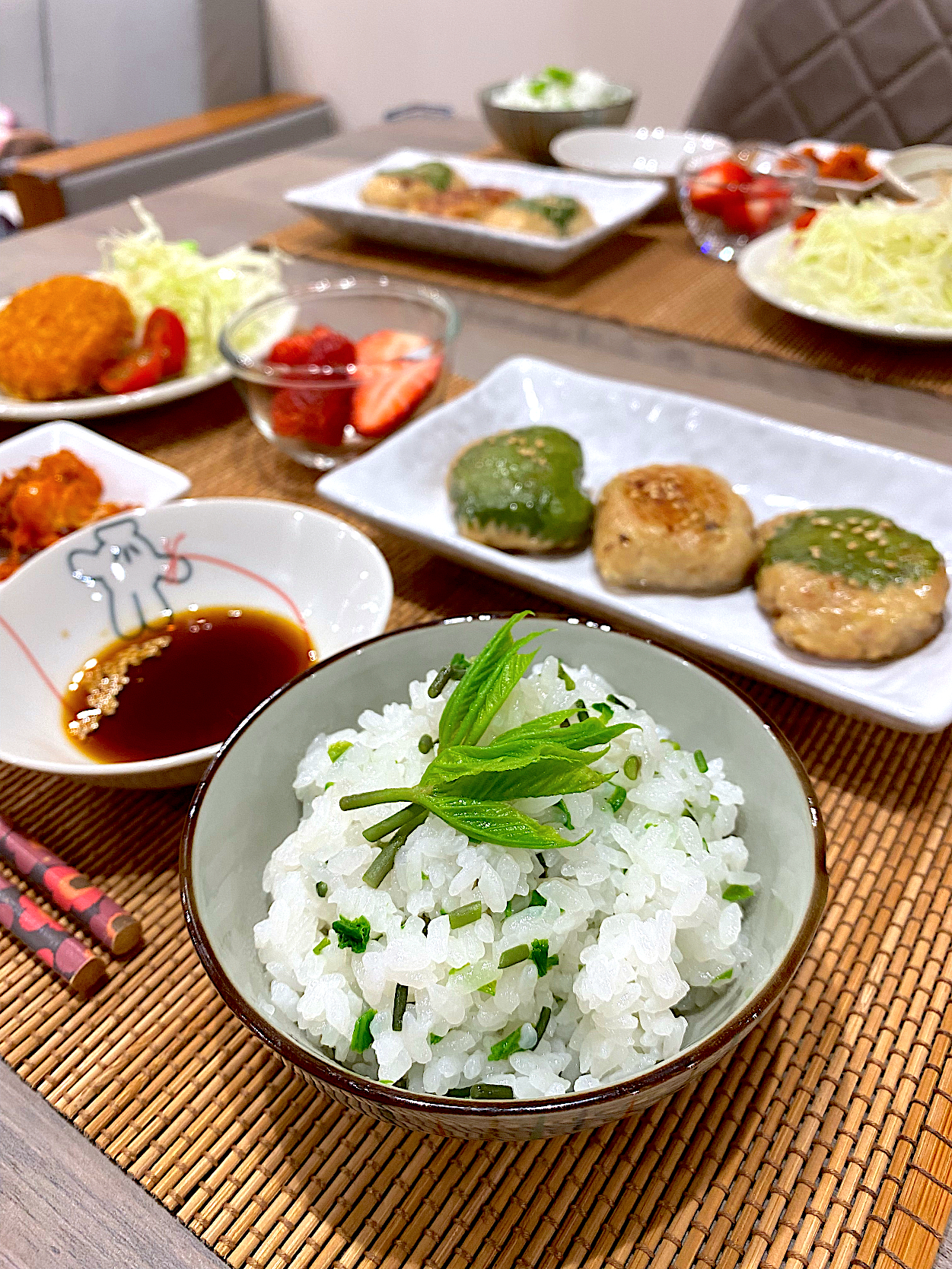 コシアブラの菜飯