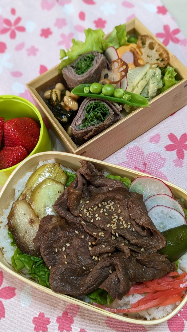 本日のお弁当〜焼肉弁当〜