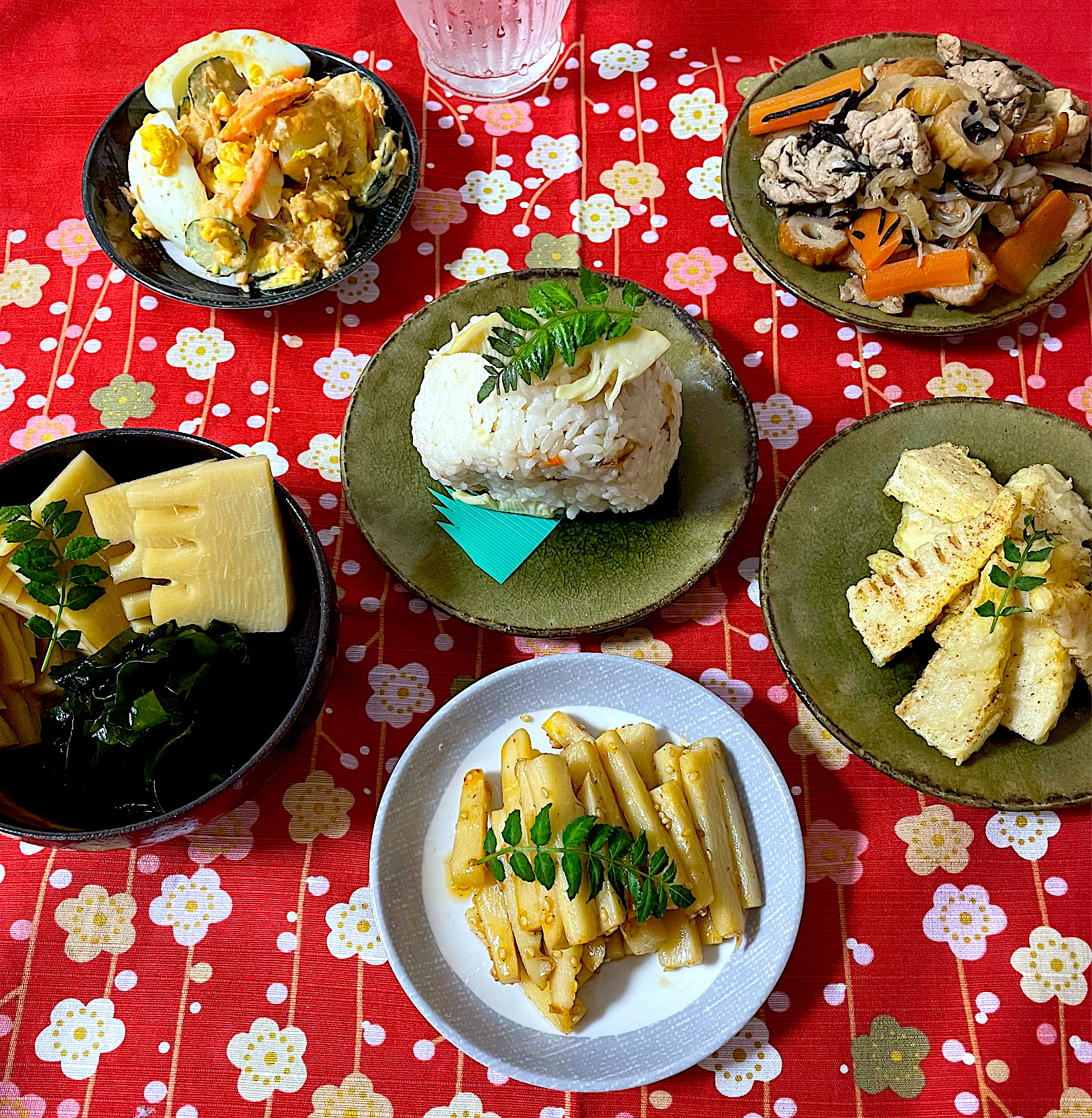 からあげビールさんの料理 【おうち居酒屋ごはん】豆板醤で旨辛!これうまおつまみメンマ　　　　　　　お花見🌸気分のお昼ご飯