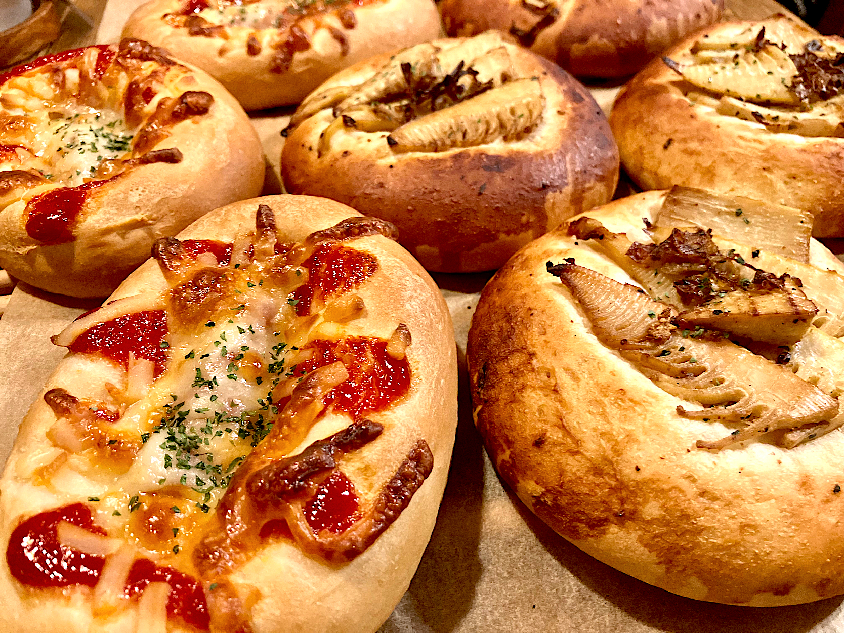 ウインナーチーズと筍のバターしょうゆパン🥖🍞🥐