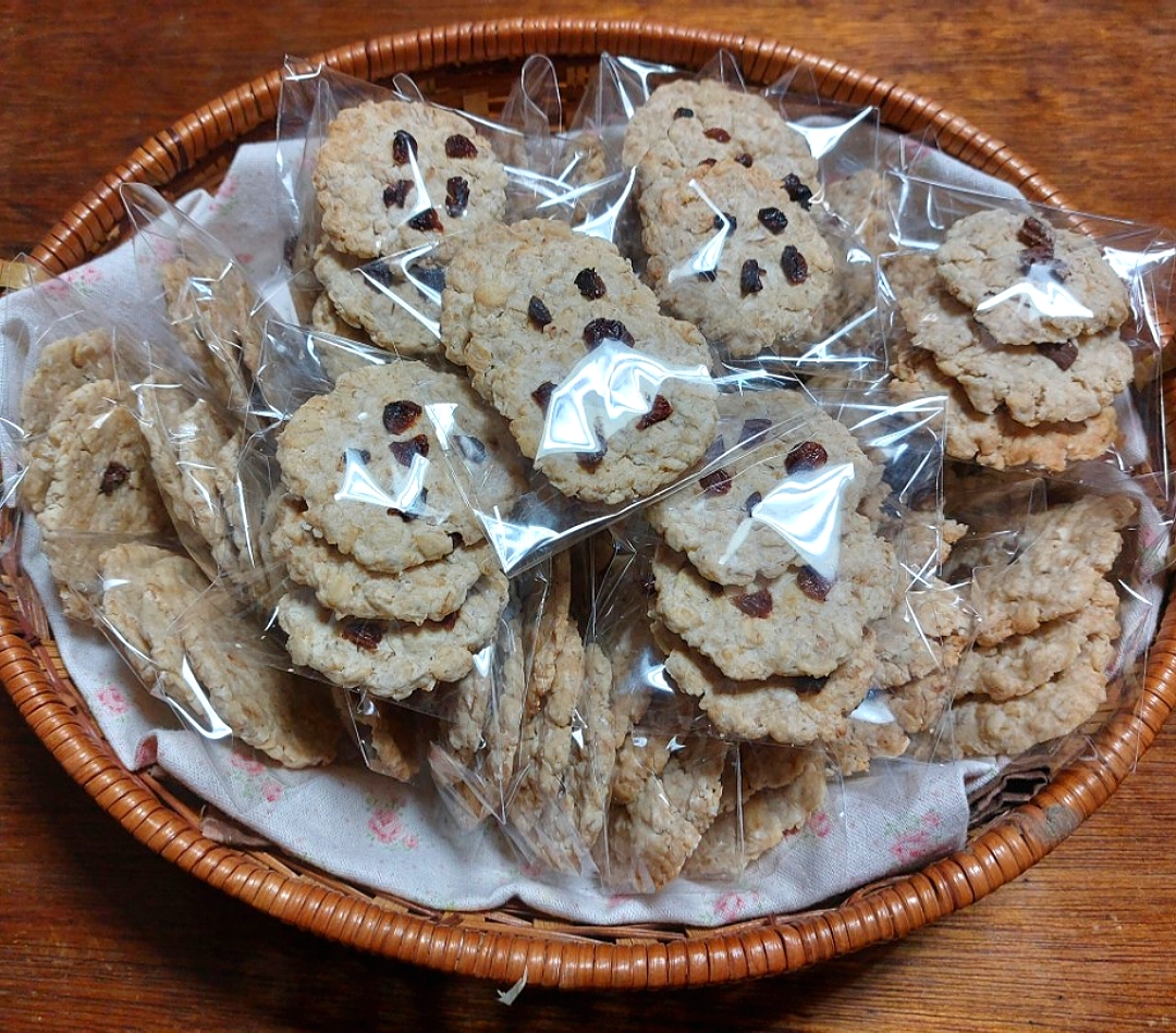 米粉とオートミールのクッキー３種♡