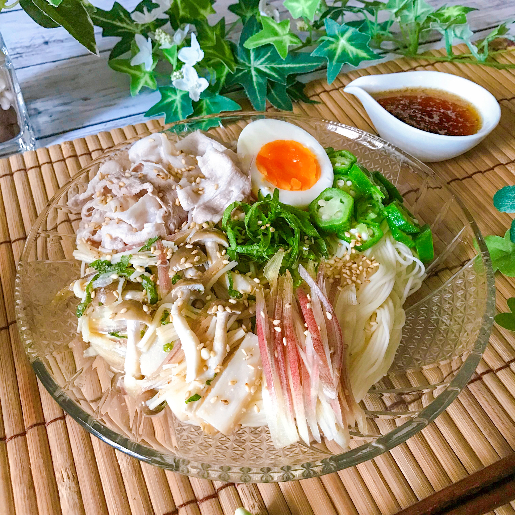 冷しゃぶぶっかけそうめん