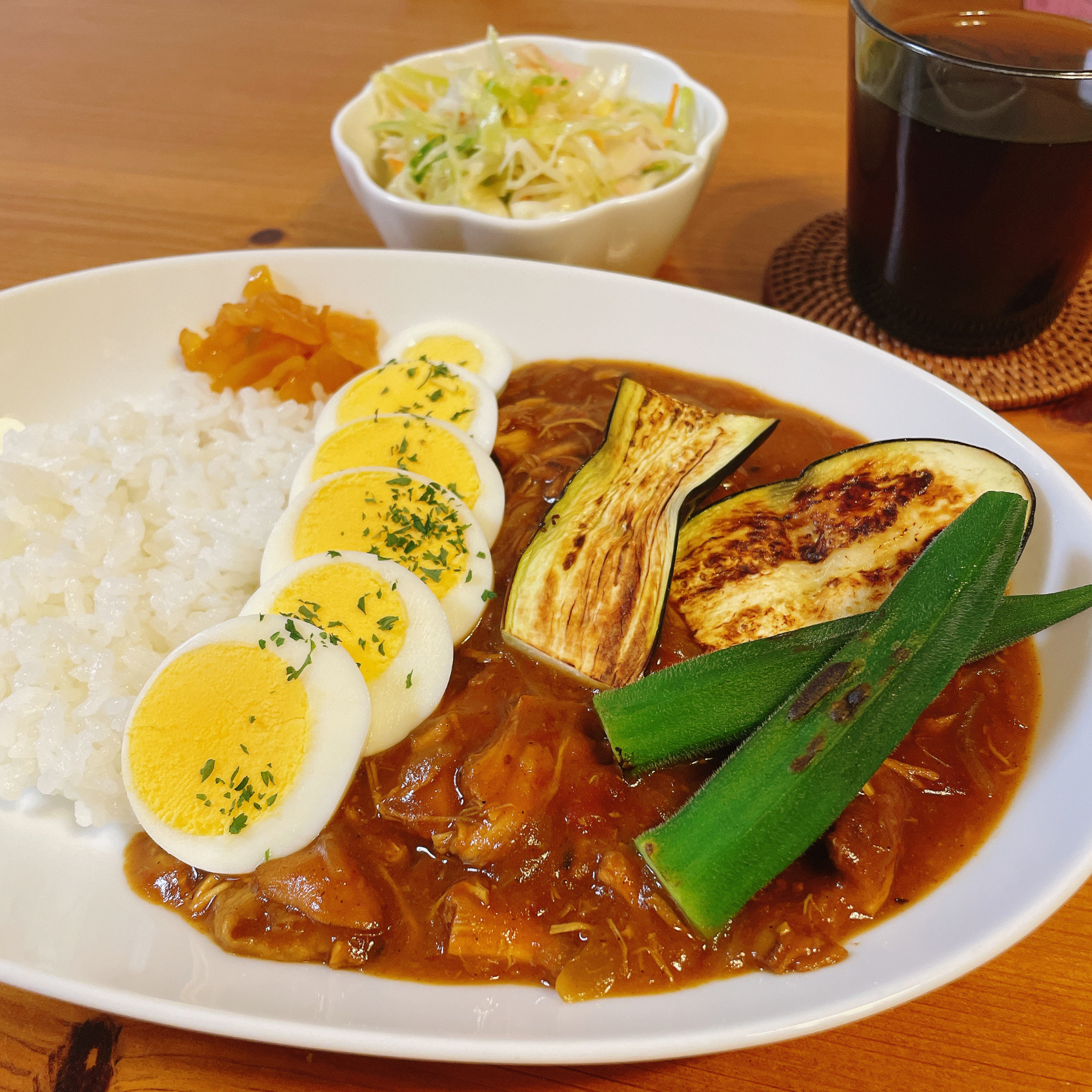 チキンと夏野菜カレー