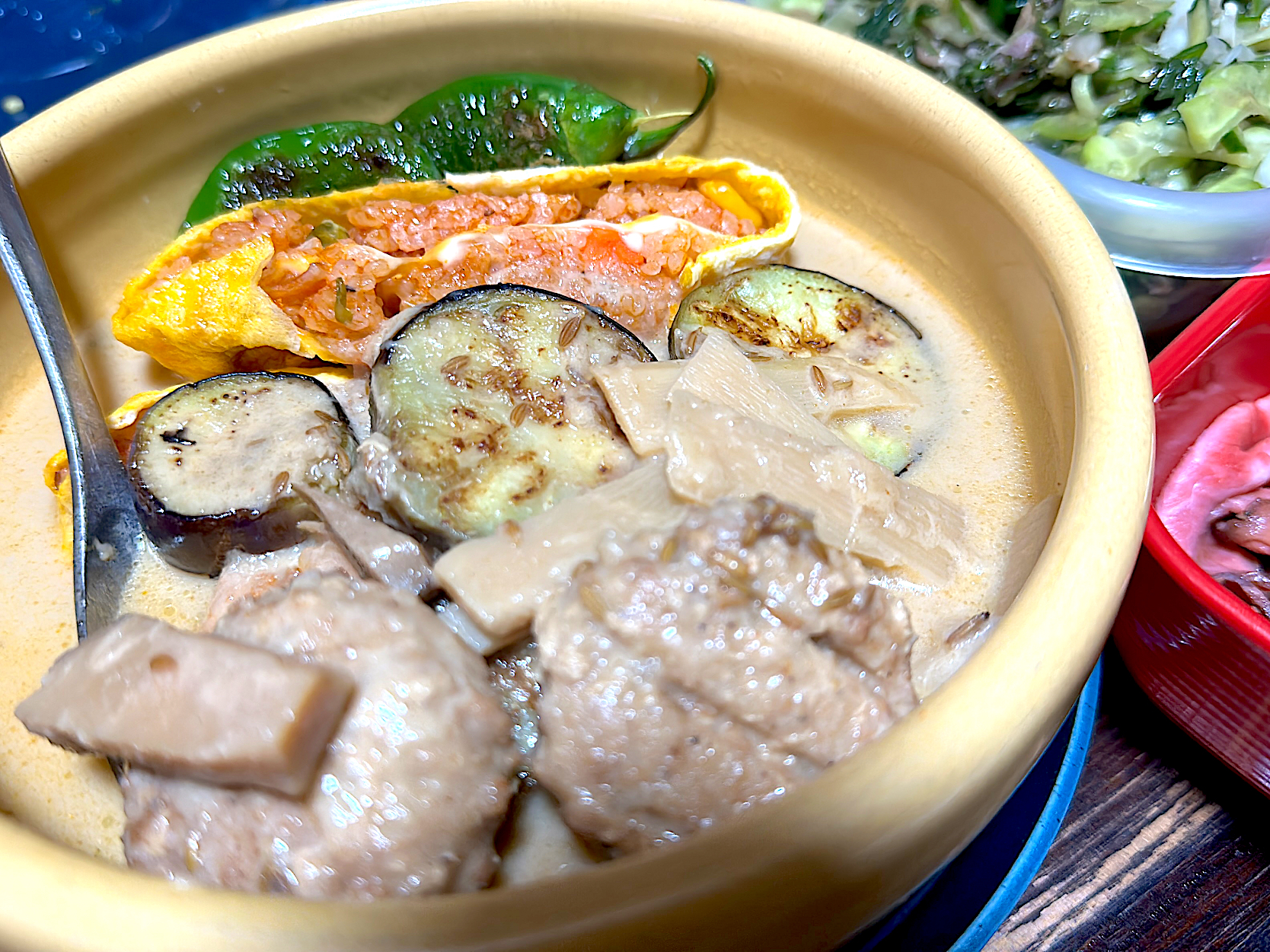 オムライスココナッツカレー🥥