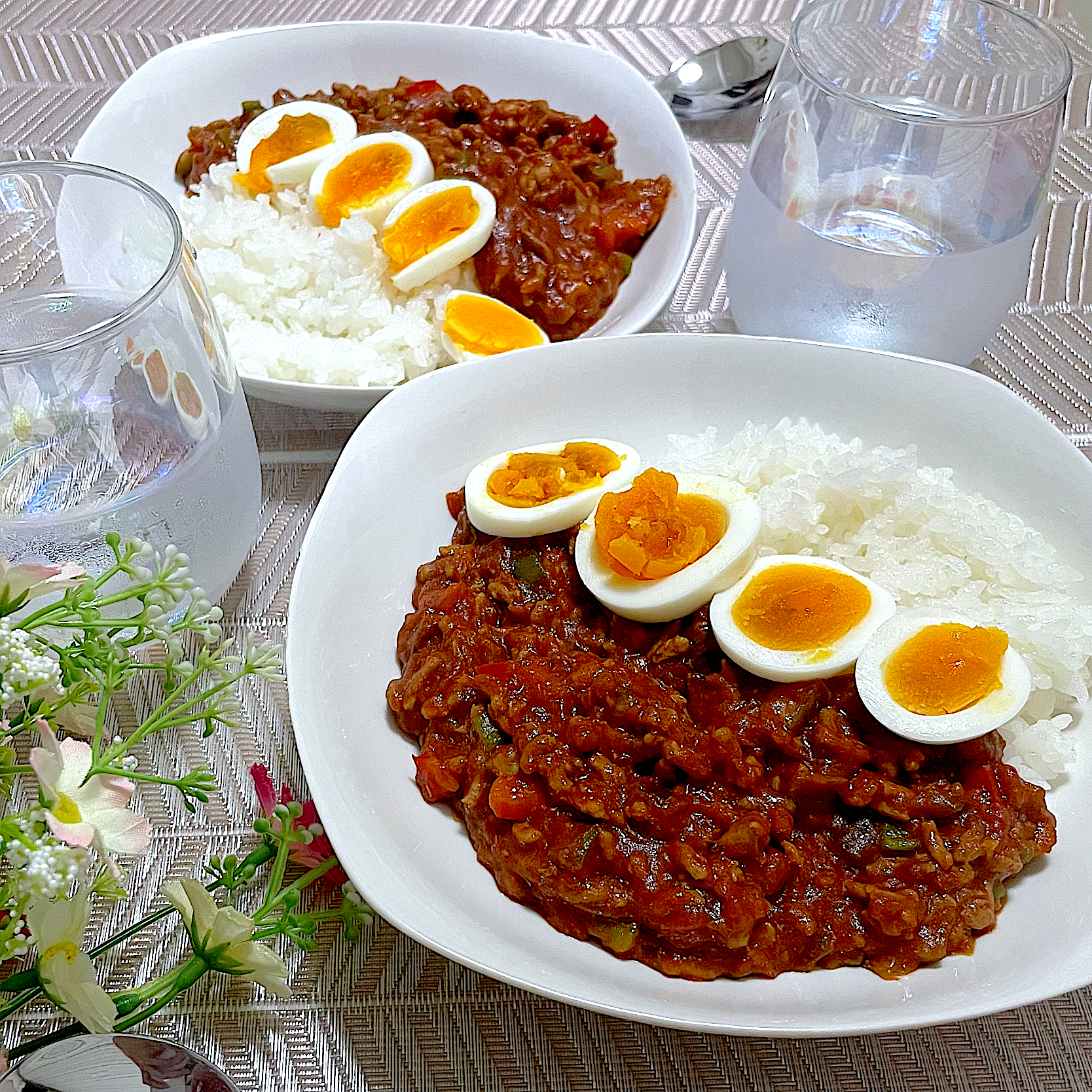 夏野菜キーマカレー🍛