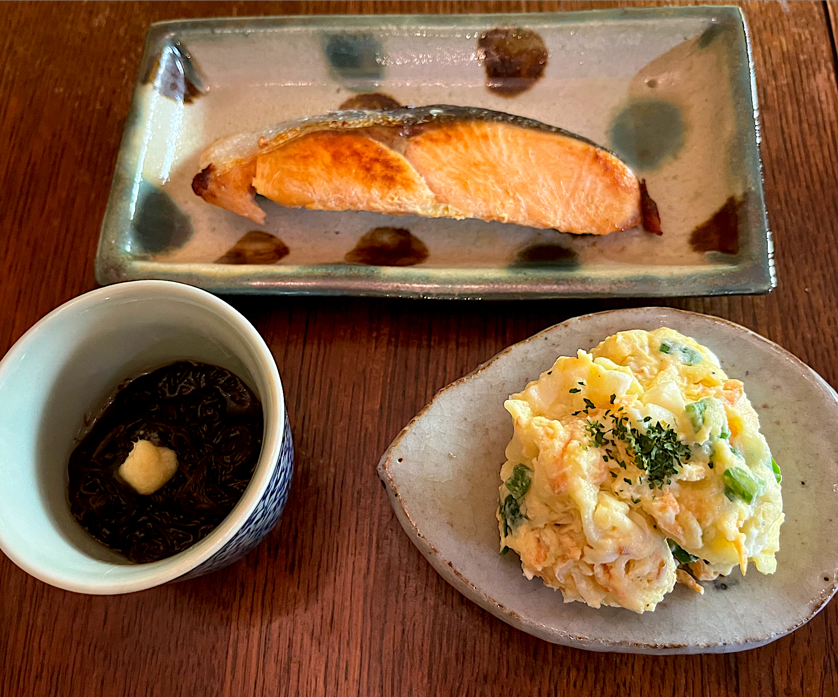 晩ごはん♯焼き鮭