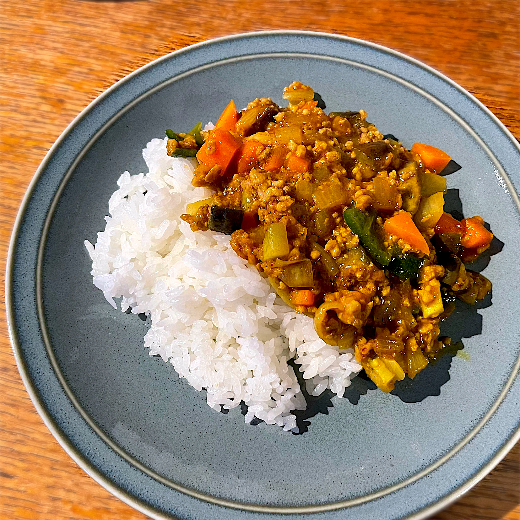 野菜たっぷりキーマカレー