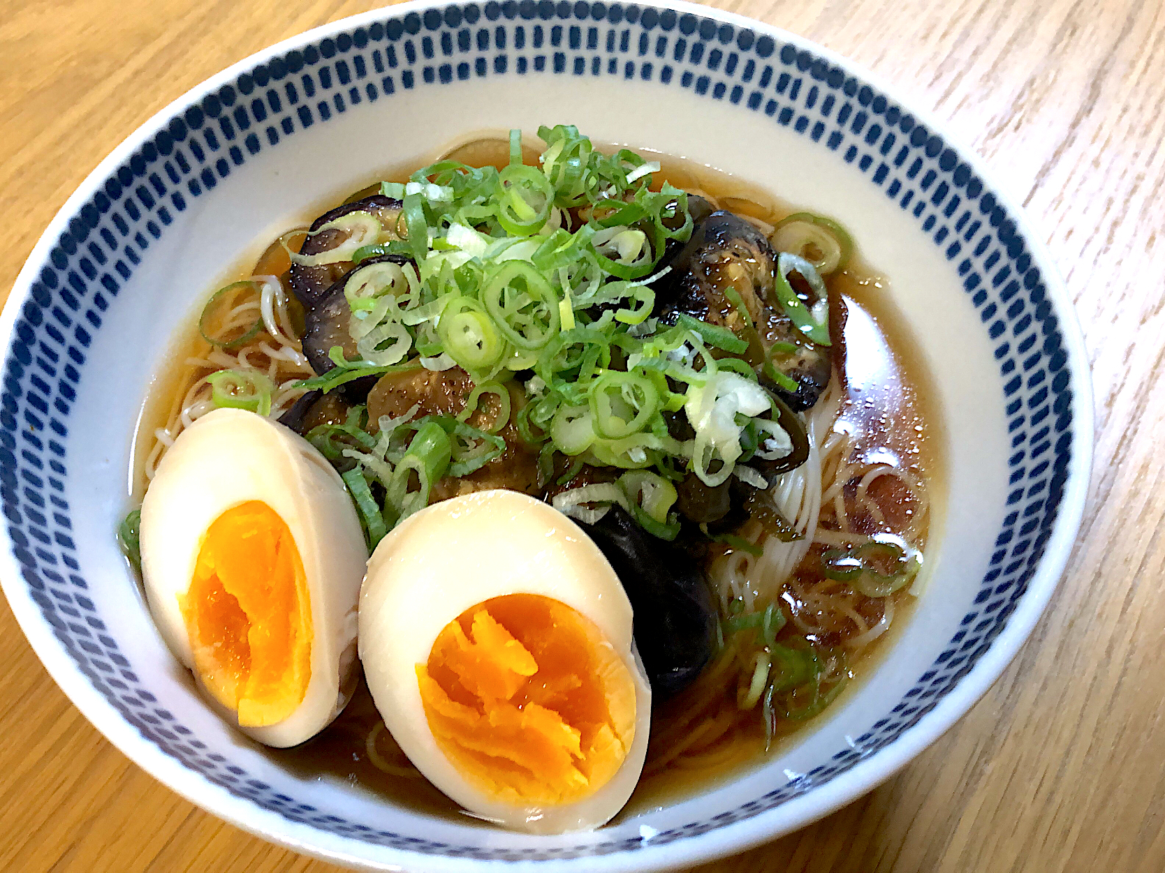 ナスの南蛮漬けのせそうめん🤲