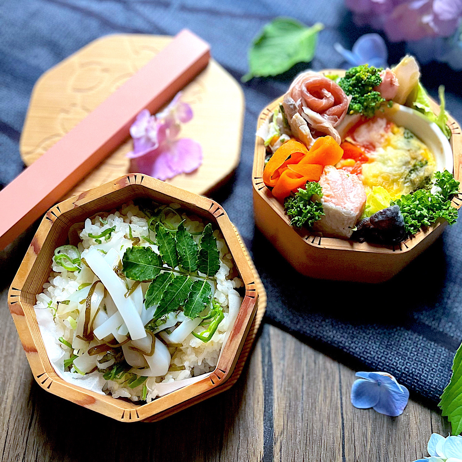 イカ昆布〆丼