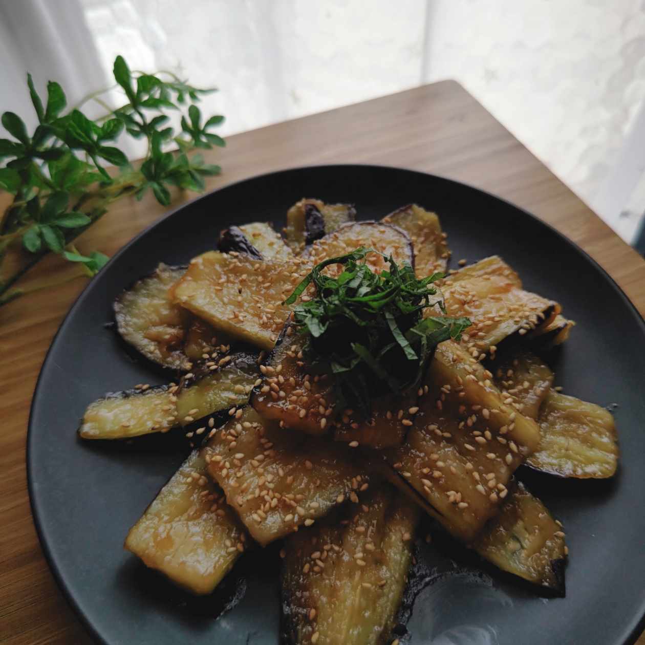 もっさんさんの料理 甘辛なす