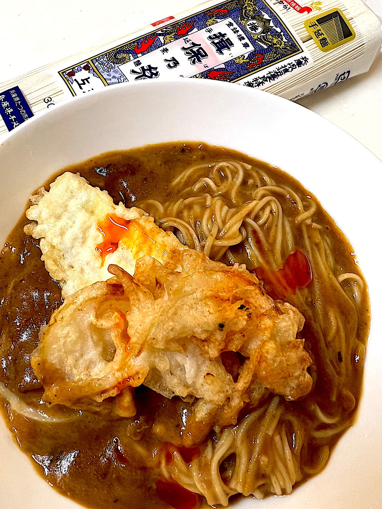 カレー素麺