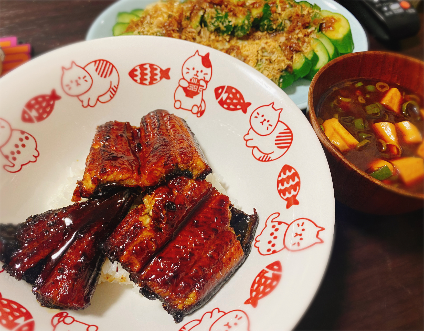 うな丼ご飯少なめ🍚