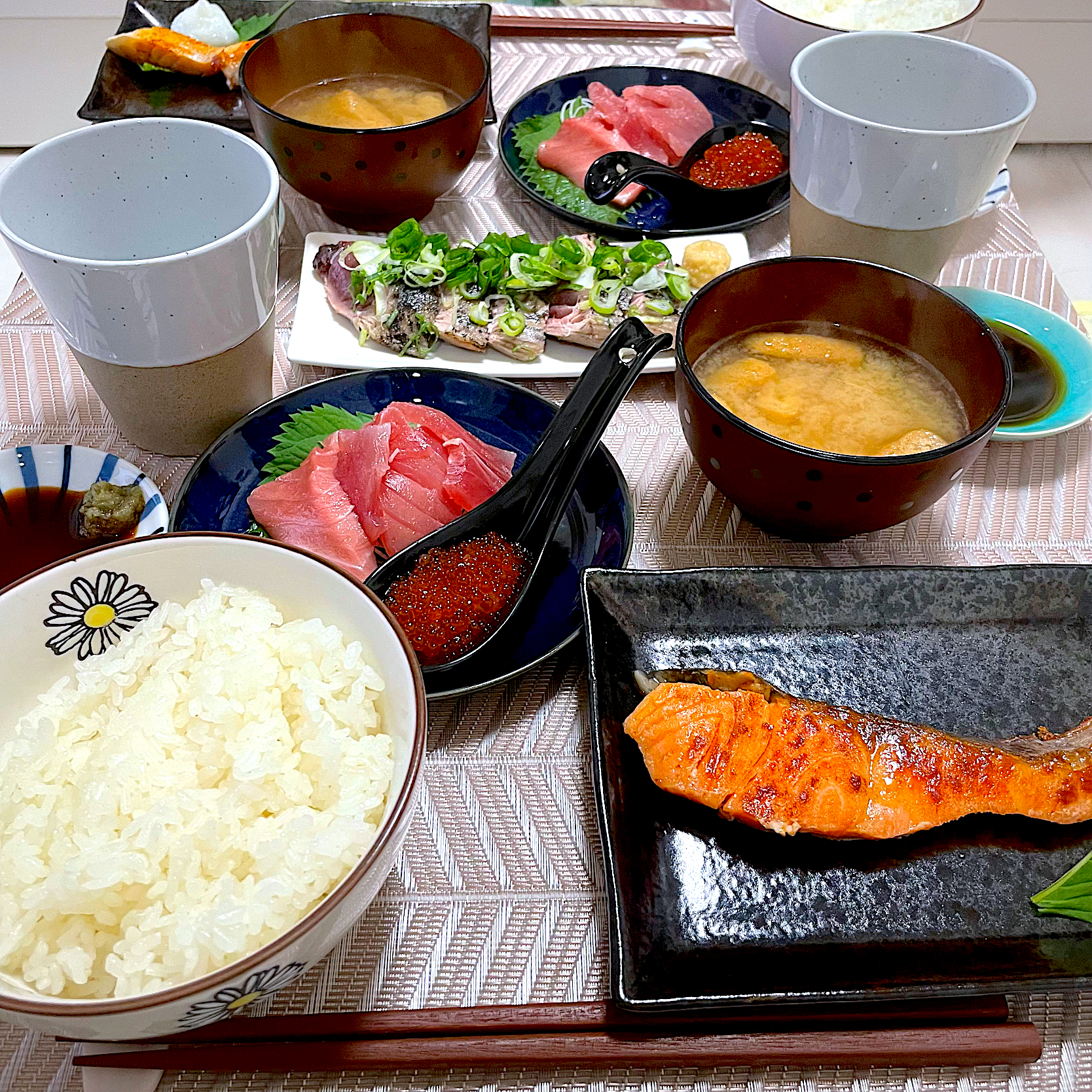 お魚定食🐟‪˜˷