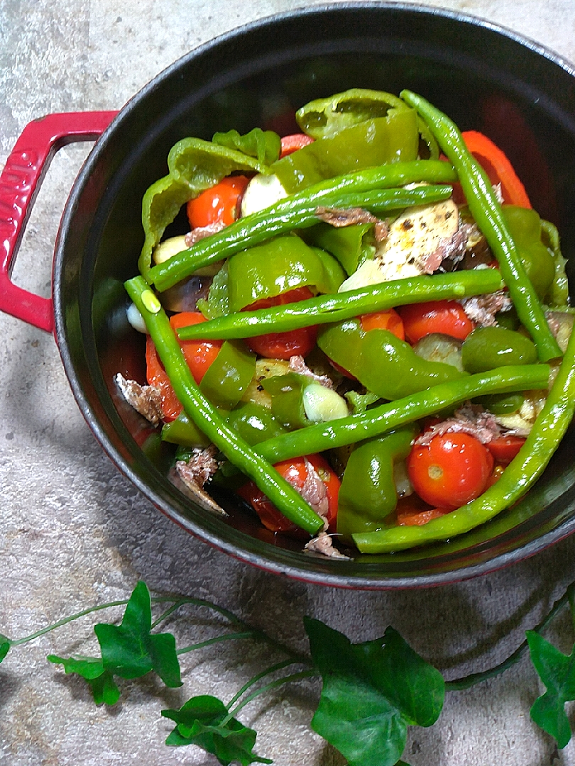 夏野菜のオイル煮