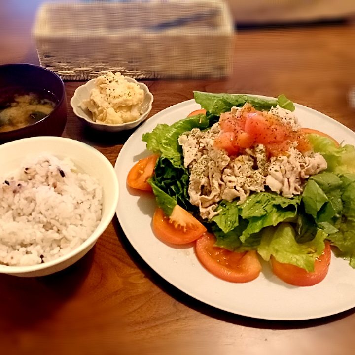 冷しゃぶサラダ🥗