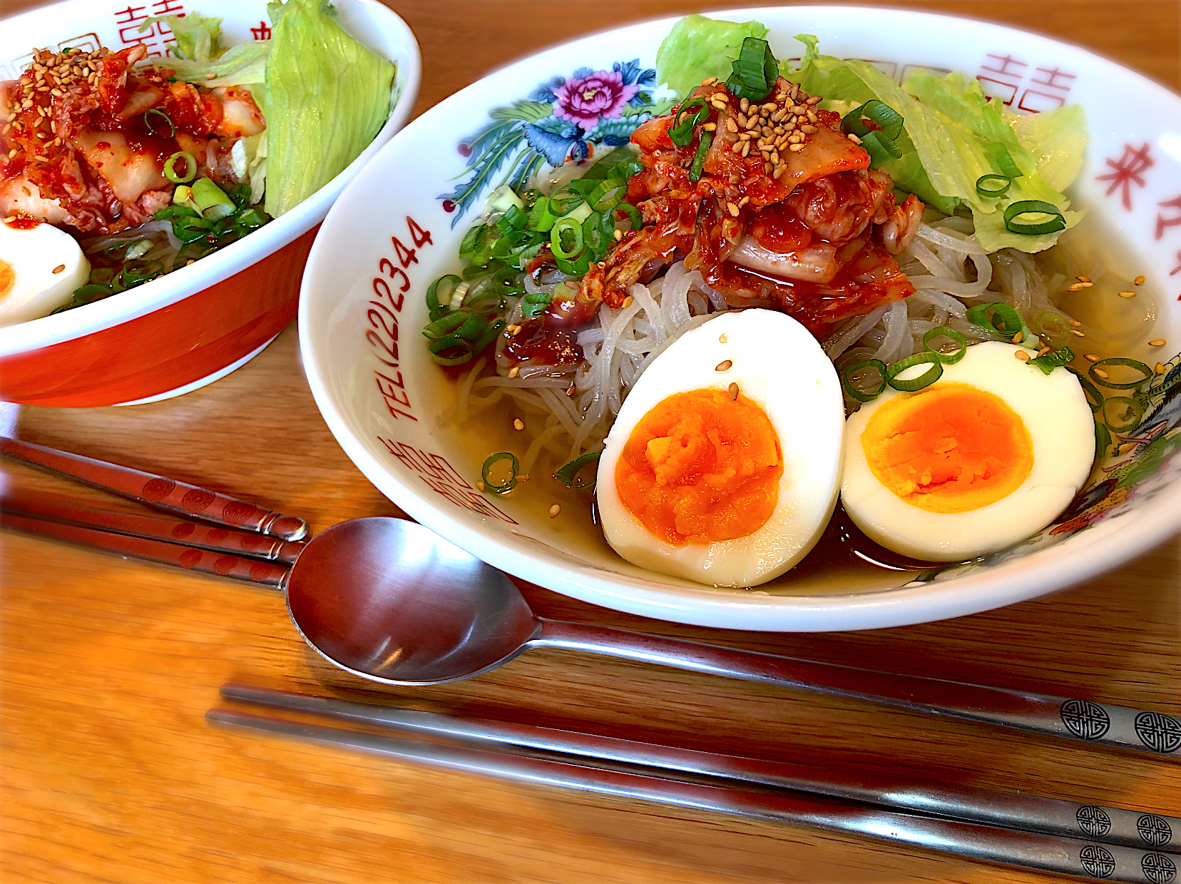 キムチたっぷり冷麺