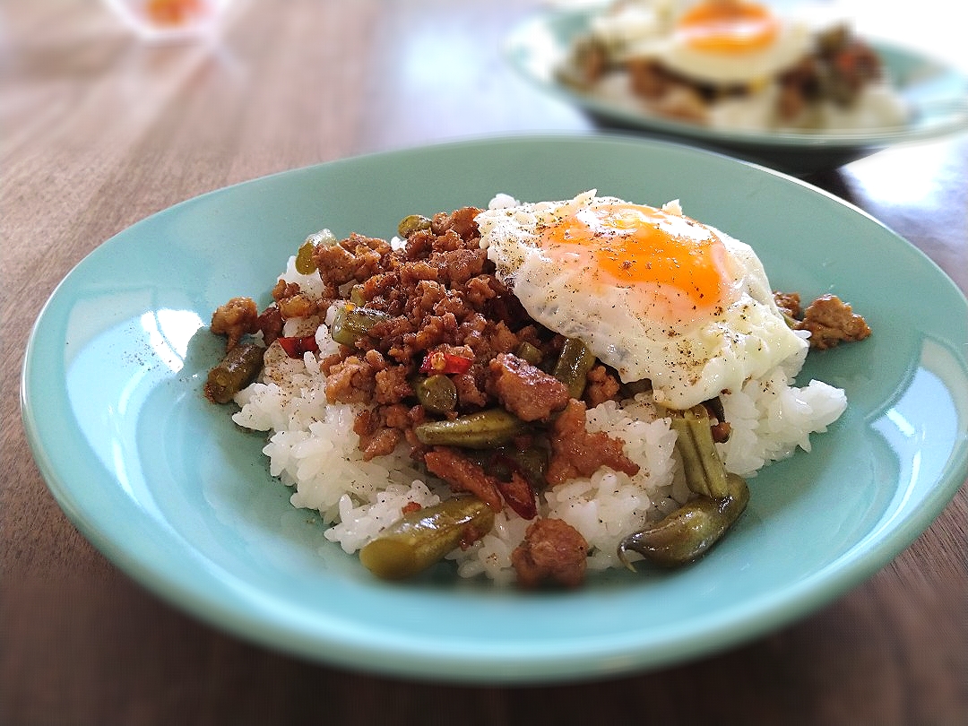 アッチさんの料理 酸豆角炒肉末