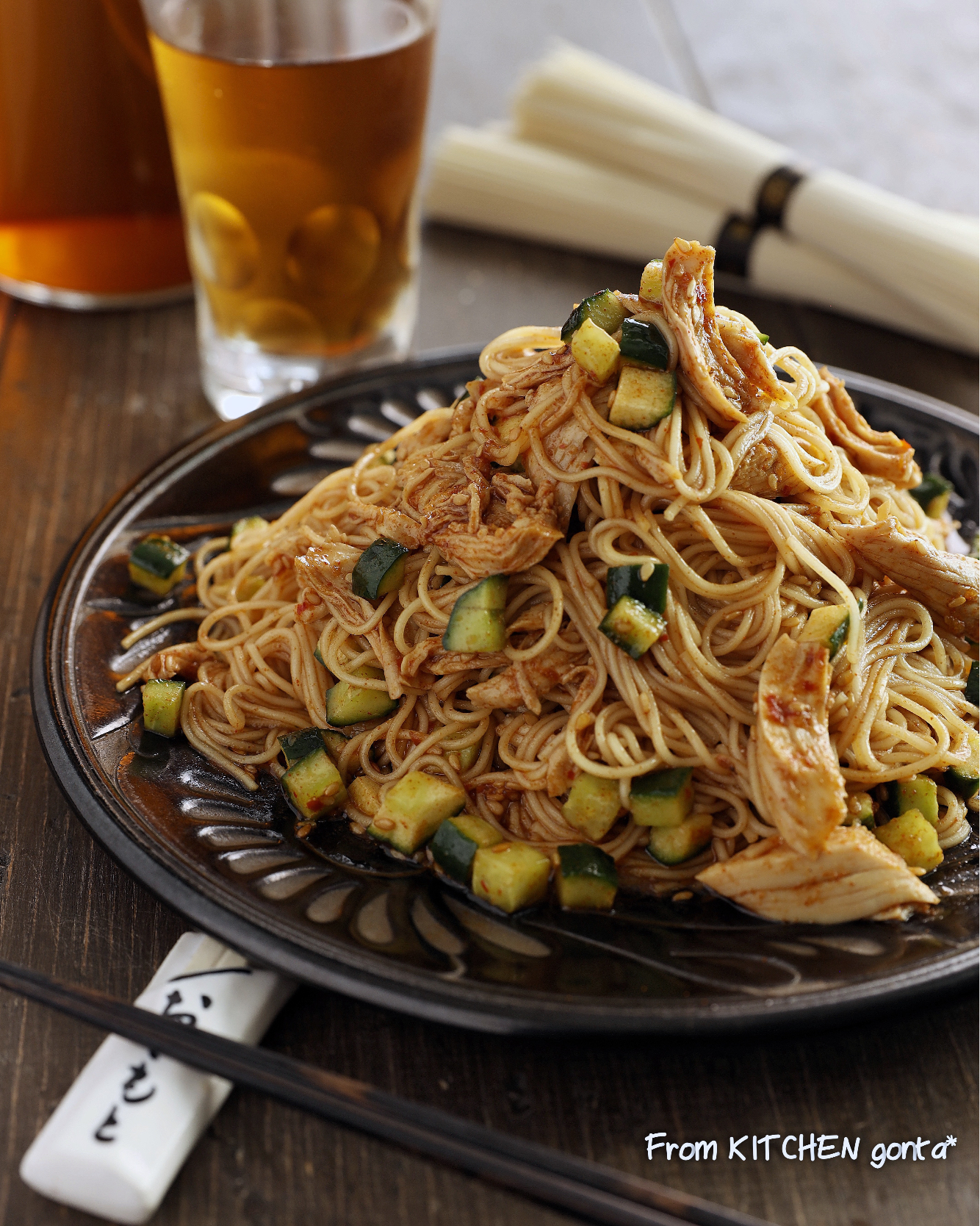 お気に入り✨そうめんアレンジ🎐ピリ辛そうめん棒棒鶏風