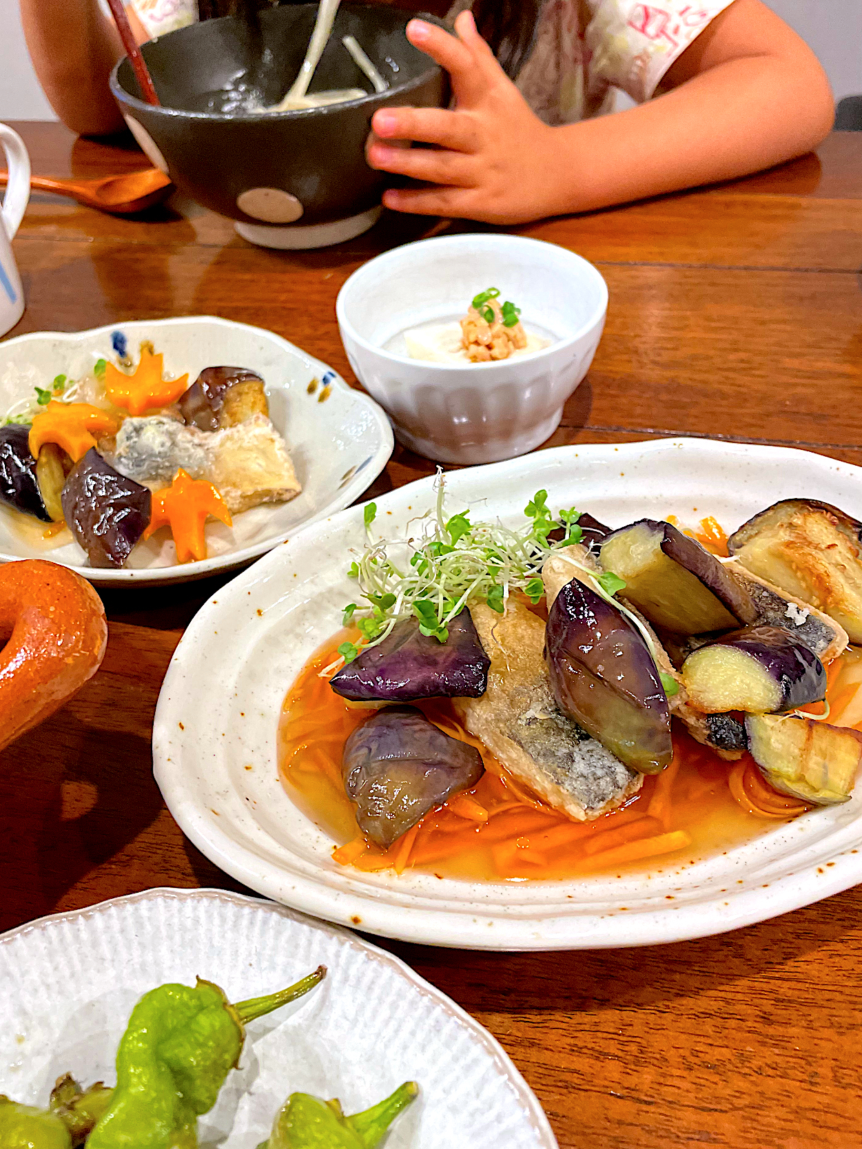 鯖の甘酢餡かけ