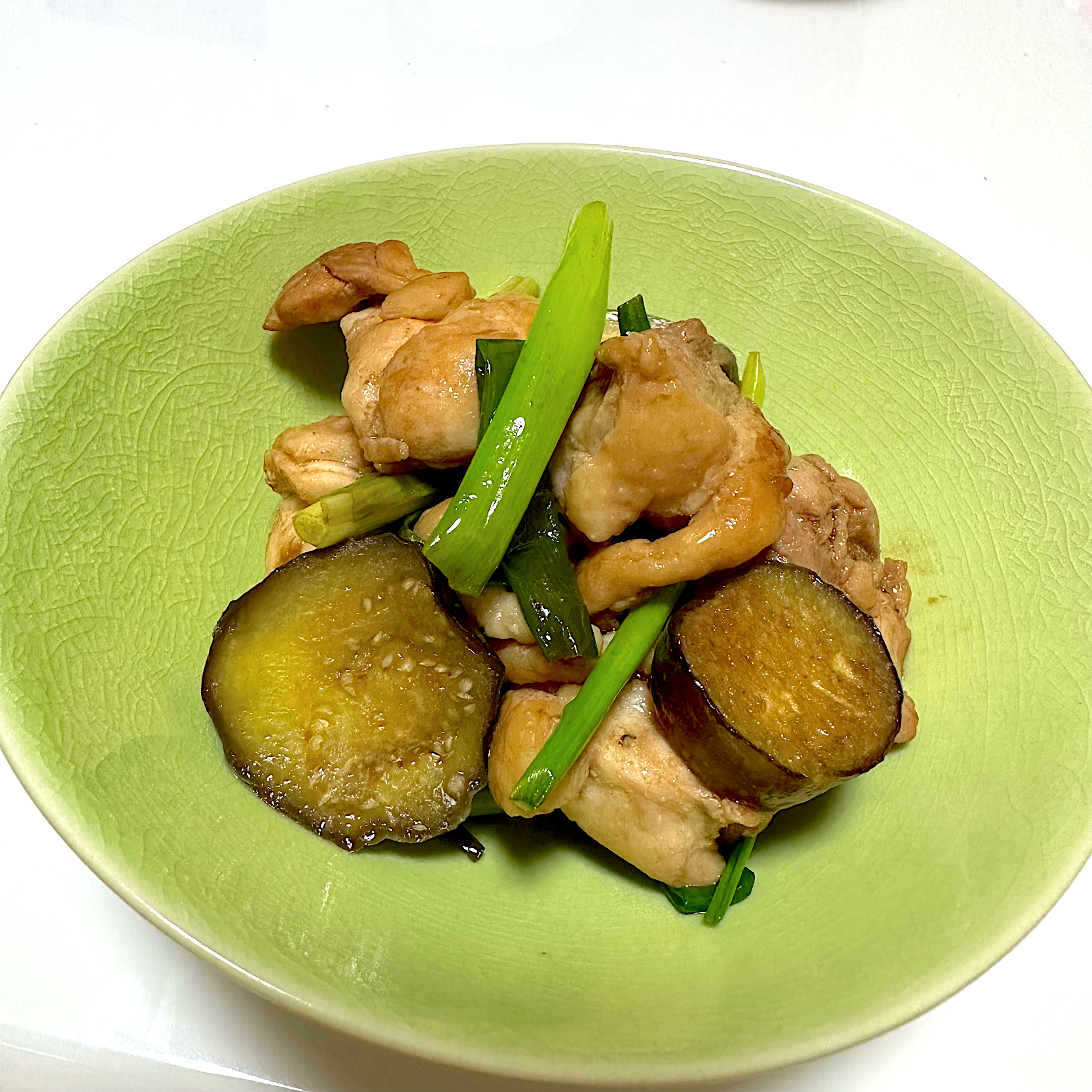 鶏肉と茄子のバルサミコ炒め