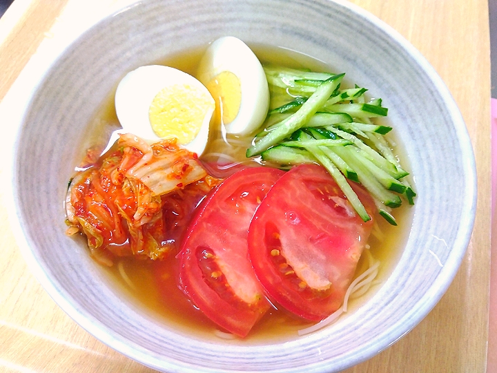 ぶっかけ韓国冷麺風そうめん