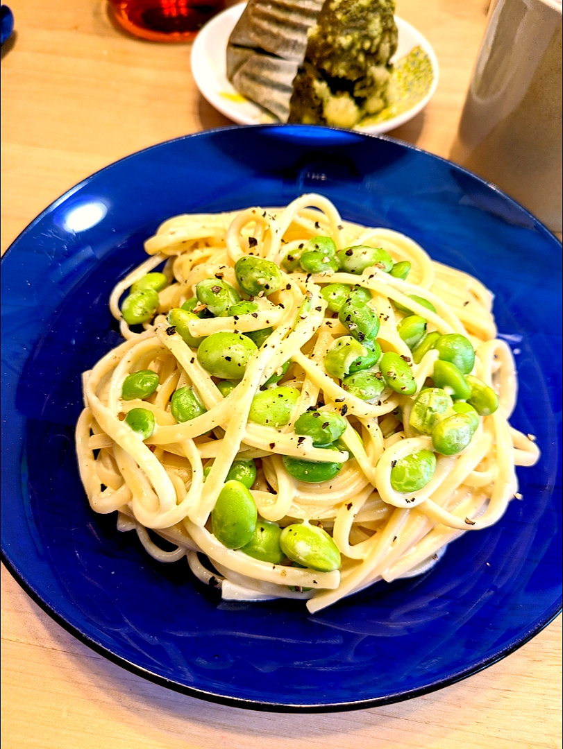 夏にピッタリ！レモンクリームパスタ🍋