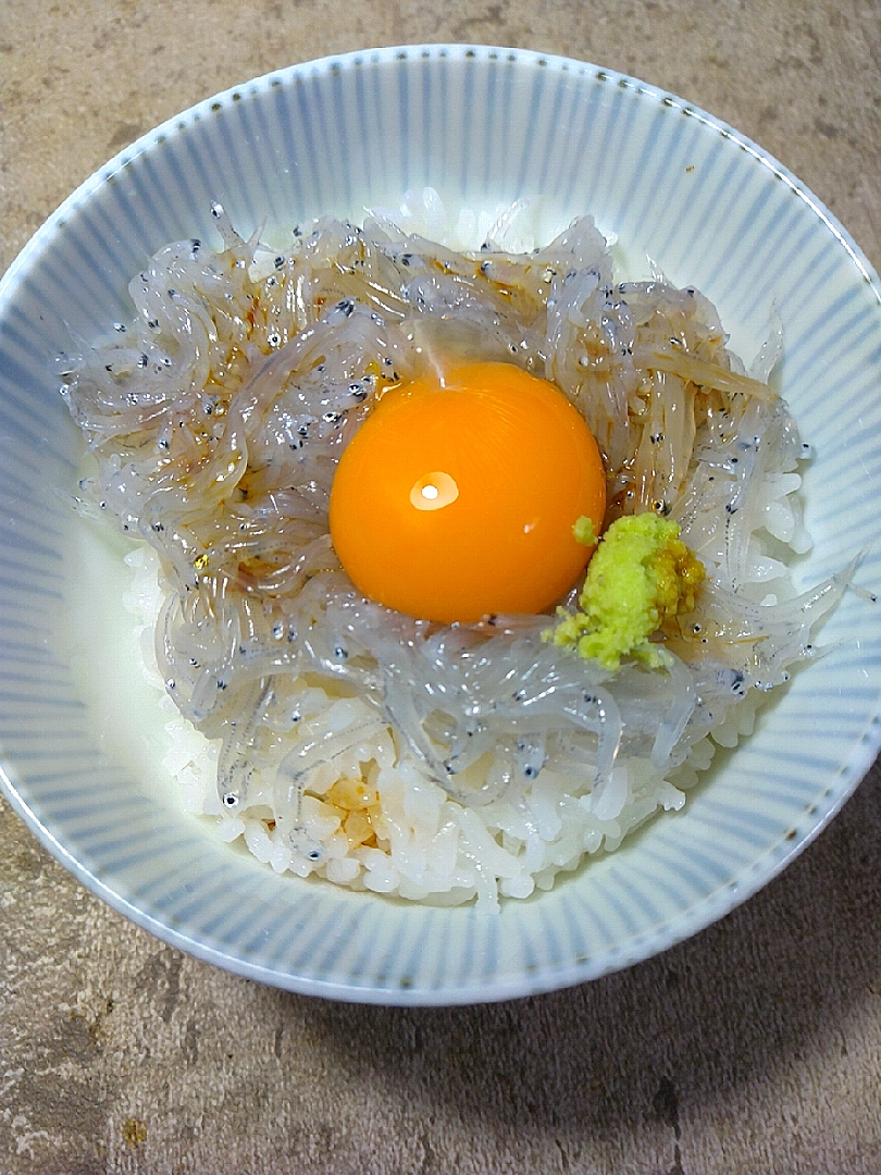 生しらすご飯