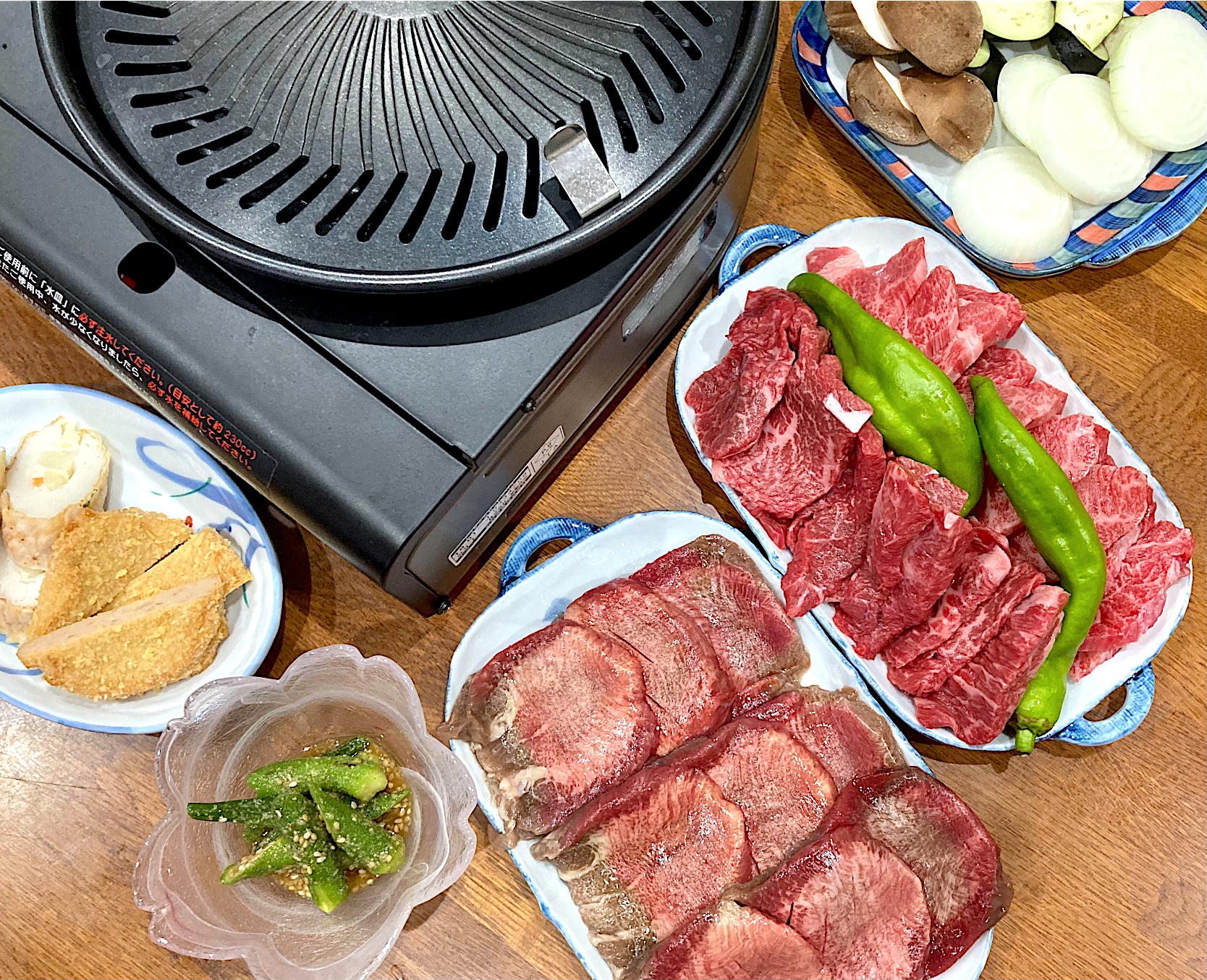 頂き物で　晩ご飯