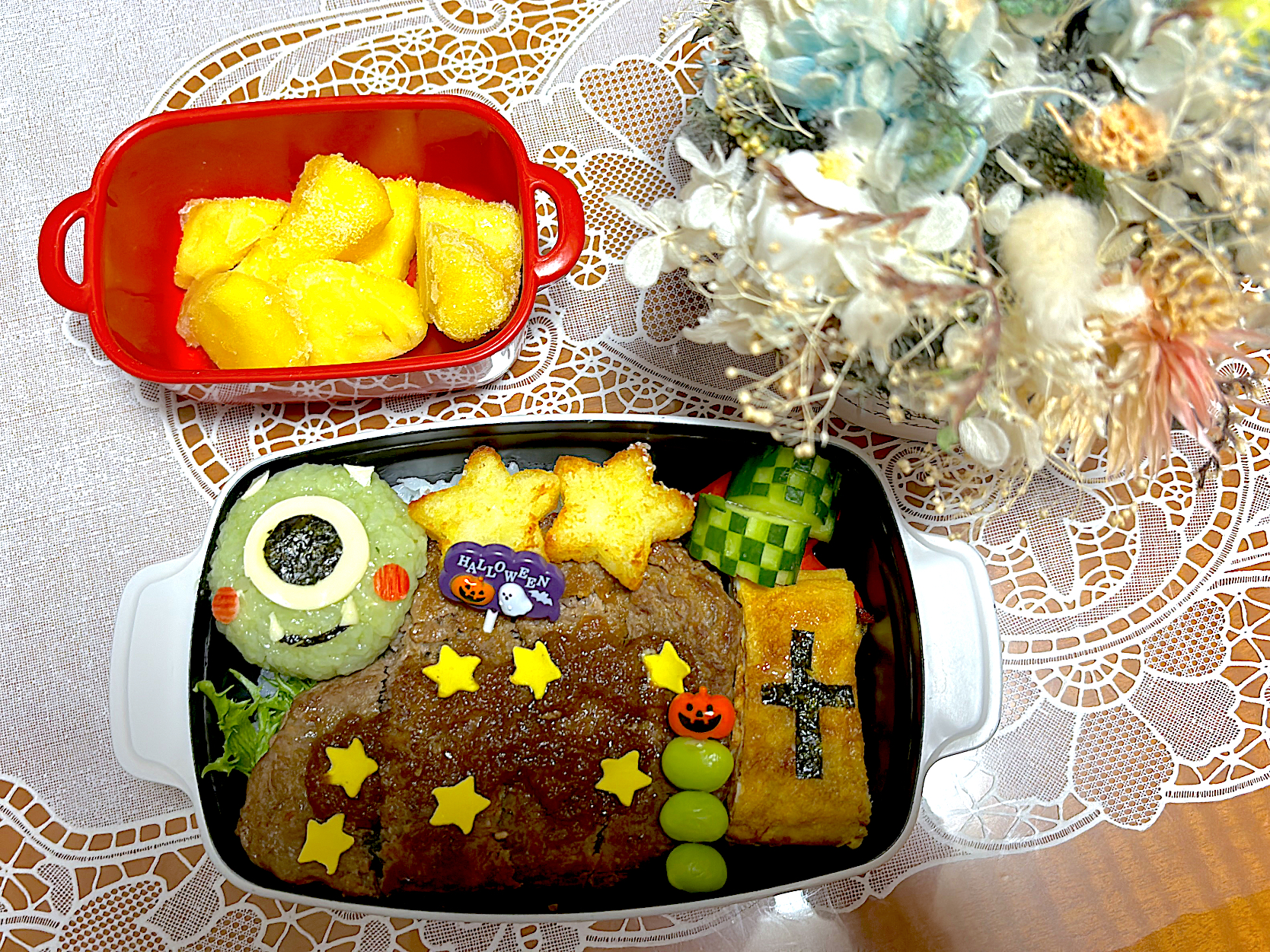 2023.10.16のハロウィンステーキ弁当⭐️