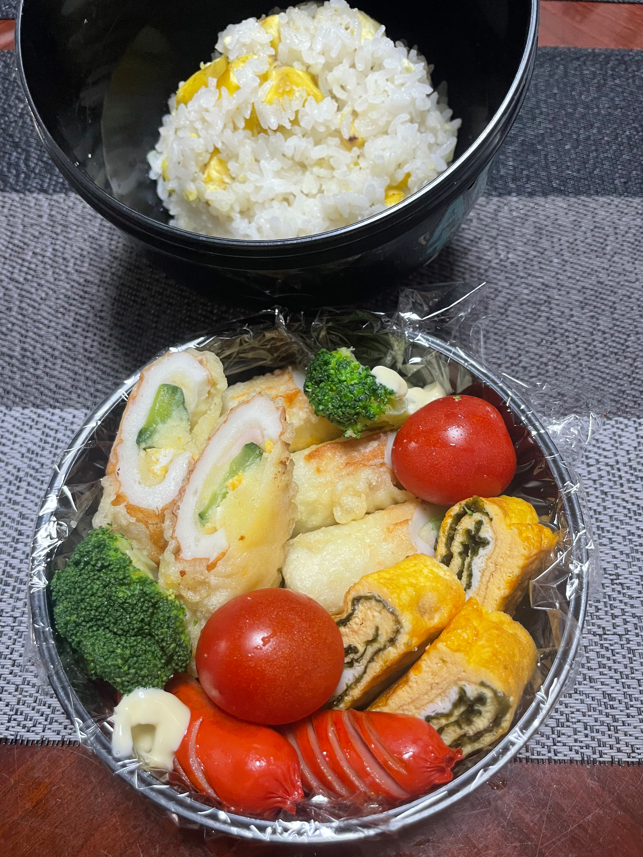 父が作る男子高校生弁当