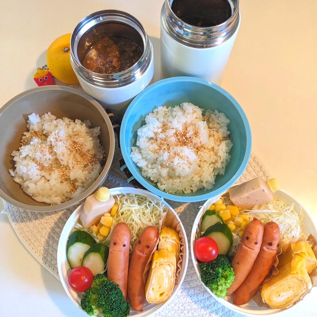 お弁当2023.10.19㈭
キーマカレー弁当