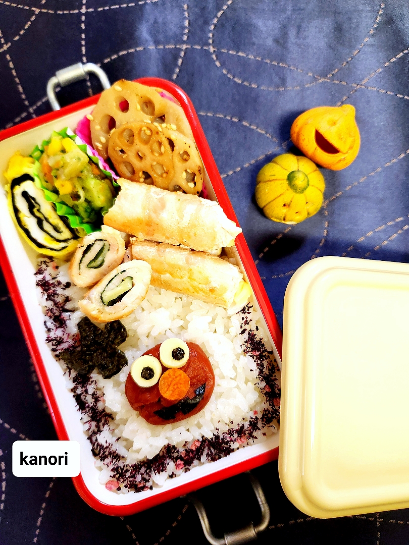 JK弁当１０１～エルモの日の丸弁当～