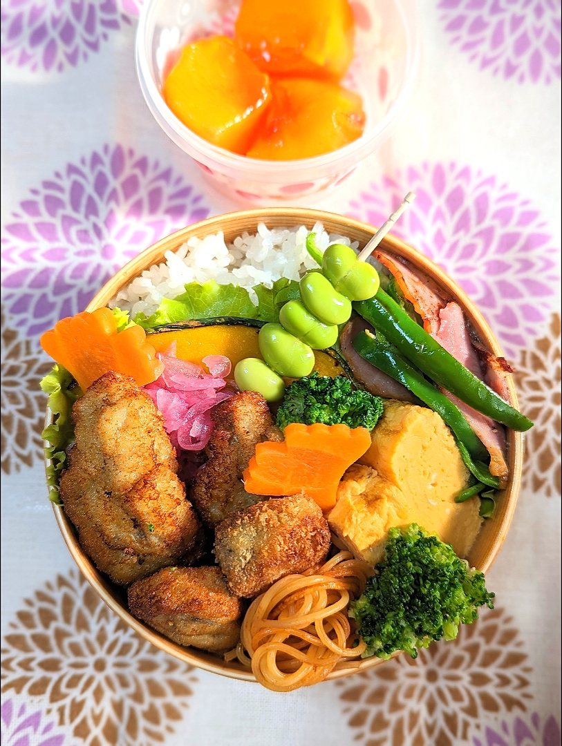 本日のお弁当〜牡蠣フライ弁当〜