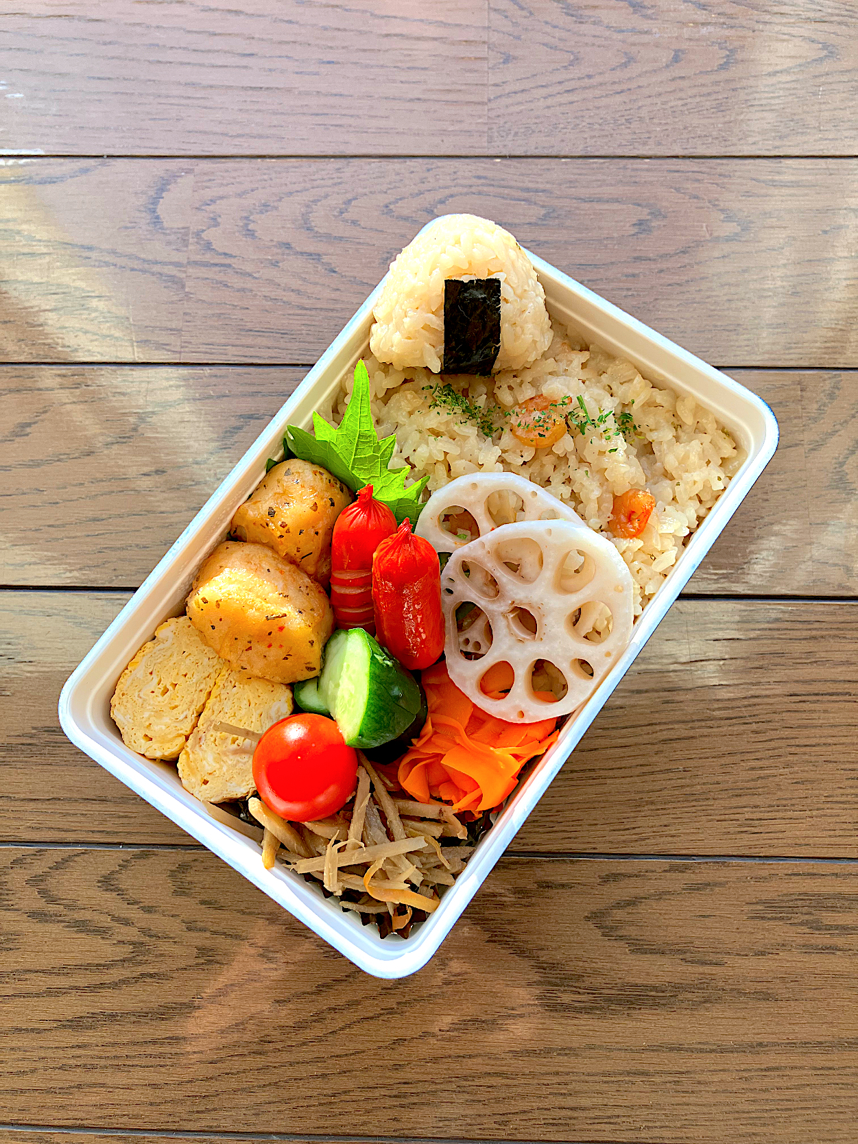 海老ピラフ弁当