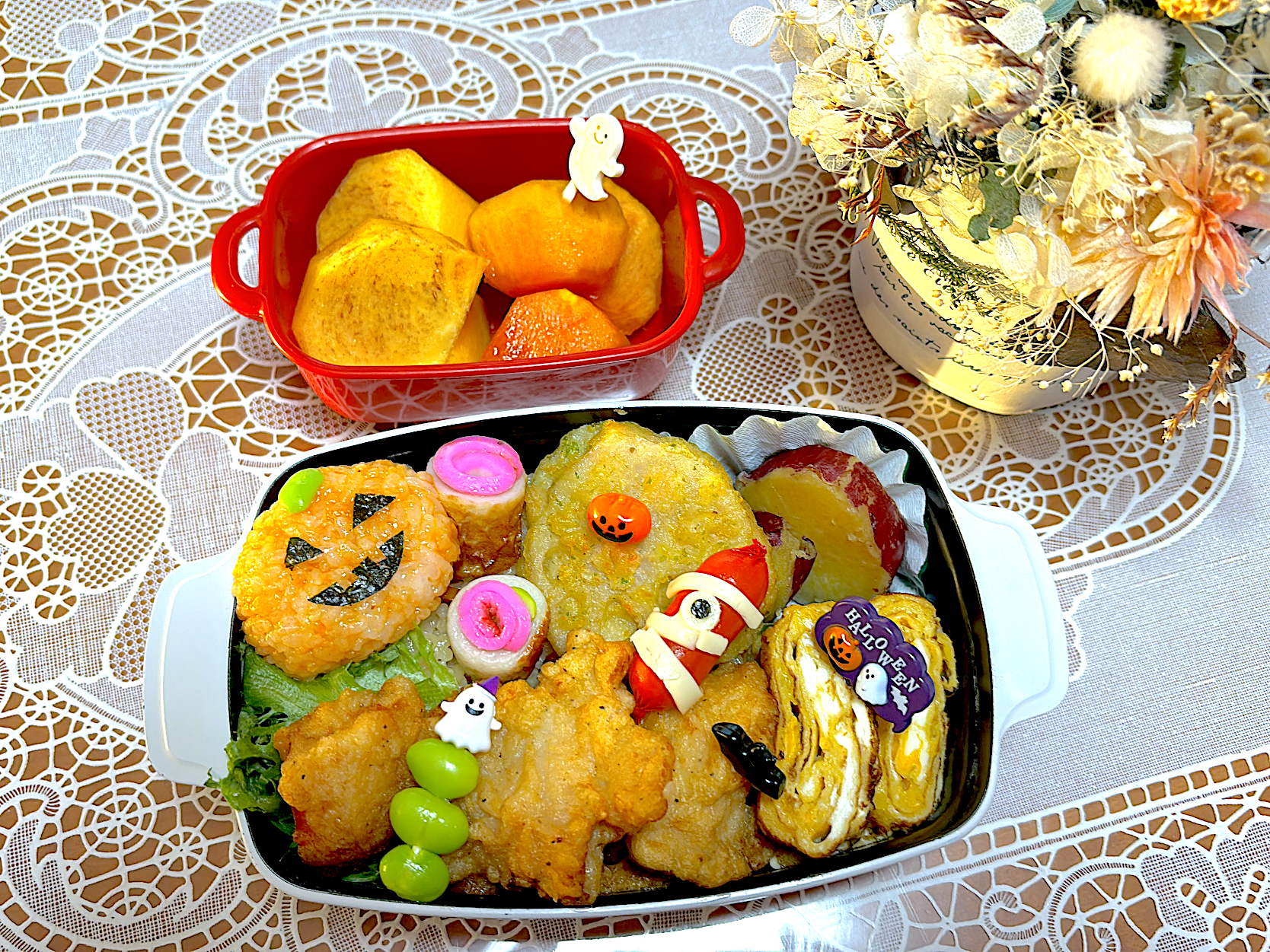 2023.10.30は手抜きハロウィン弁当⭐️寝坊しました💦