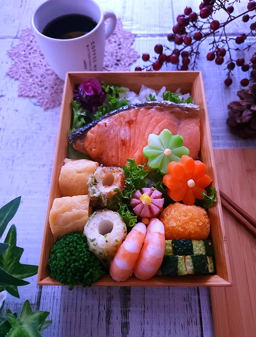 鮭弁当