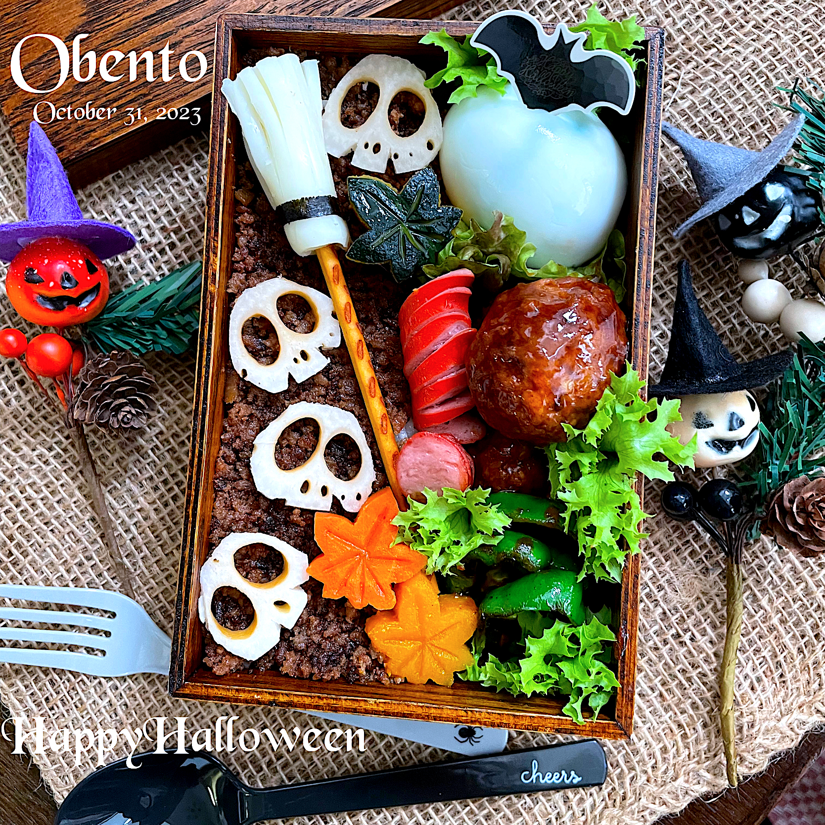 ハロウィン弁当🎃🍱